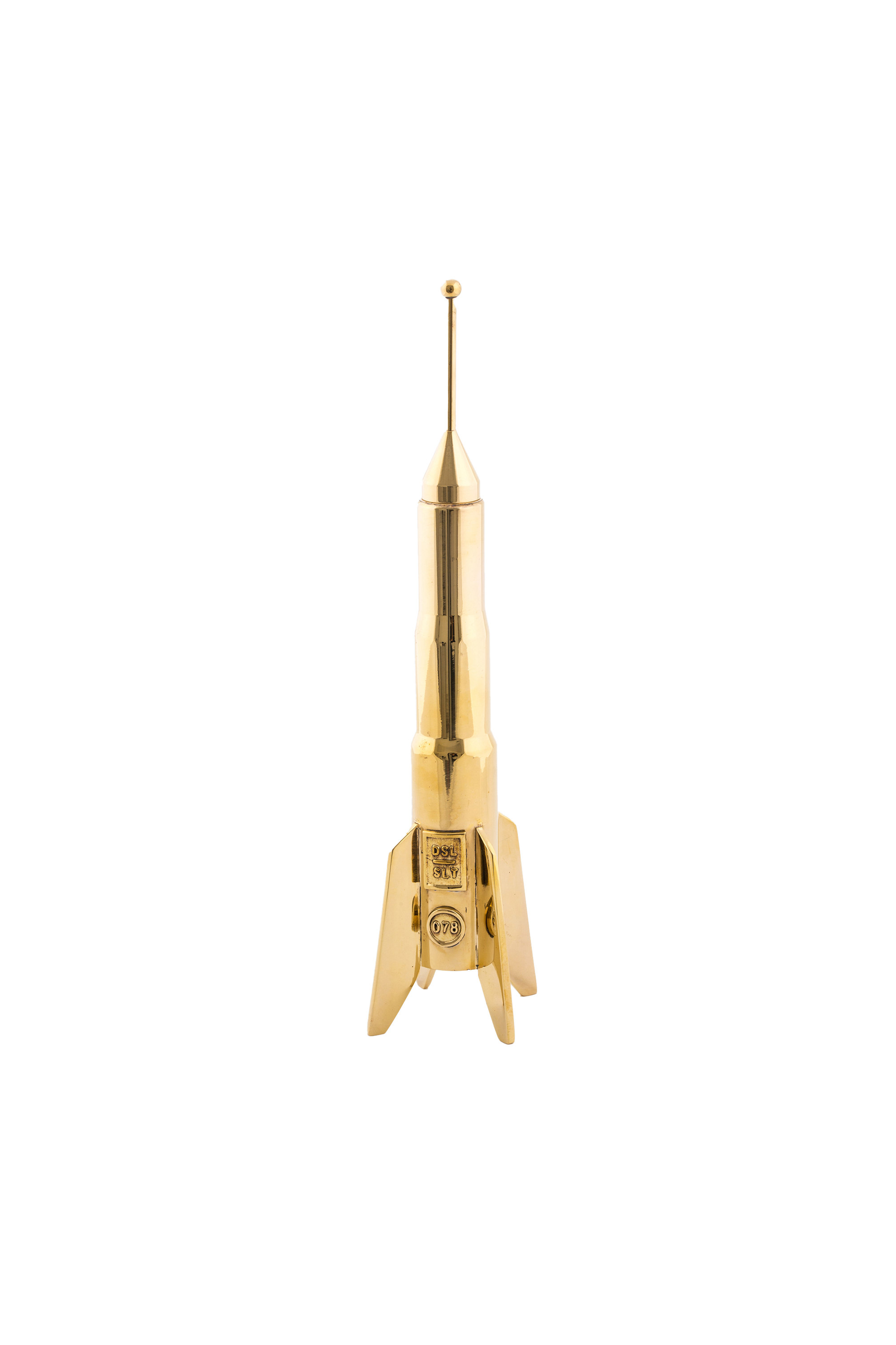 Diesel - 10878 COSMIC DINER, Unisex's Gold brass candle holder, ø cm 10 / 3.9" in Gold - 2