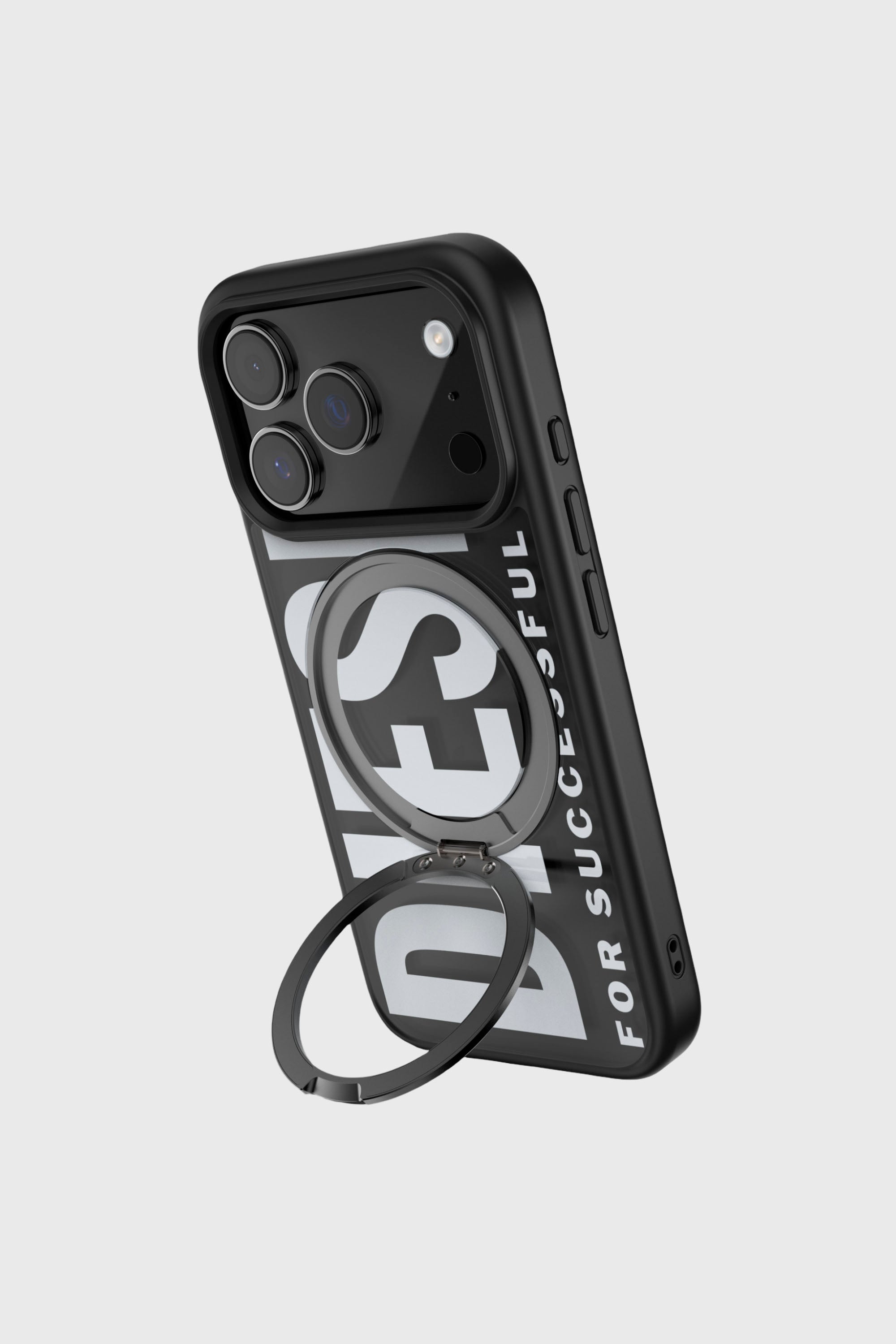 Diesel - 60405 RING STAND CASE RING STAND, Unisex's Ringstand-Magsafe case for iPhone 17 Pro in Black - 2