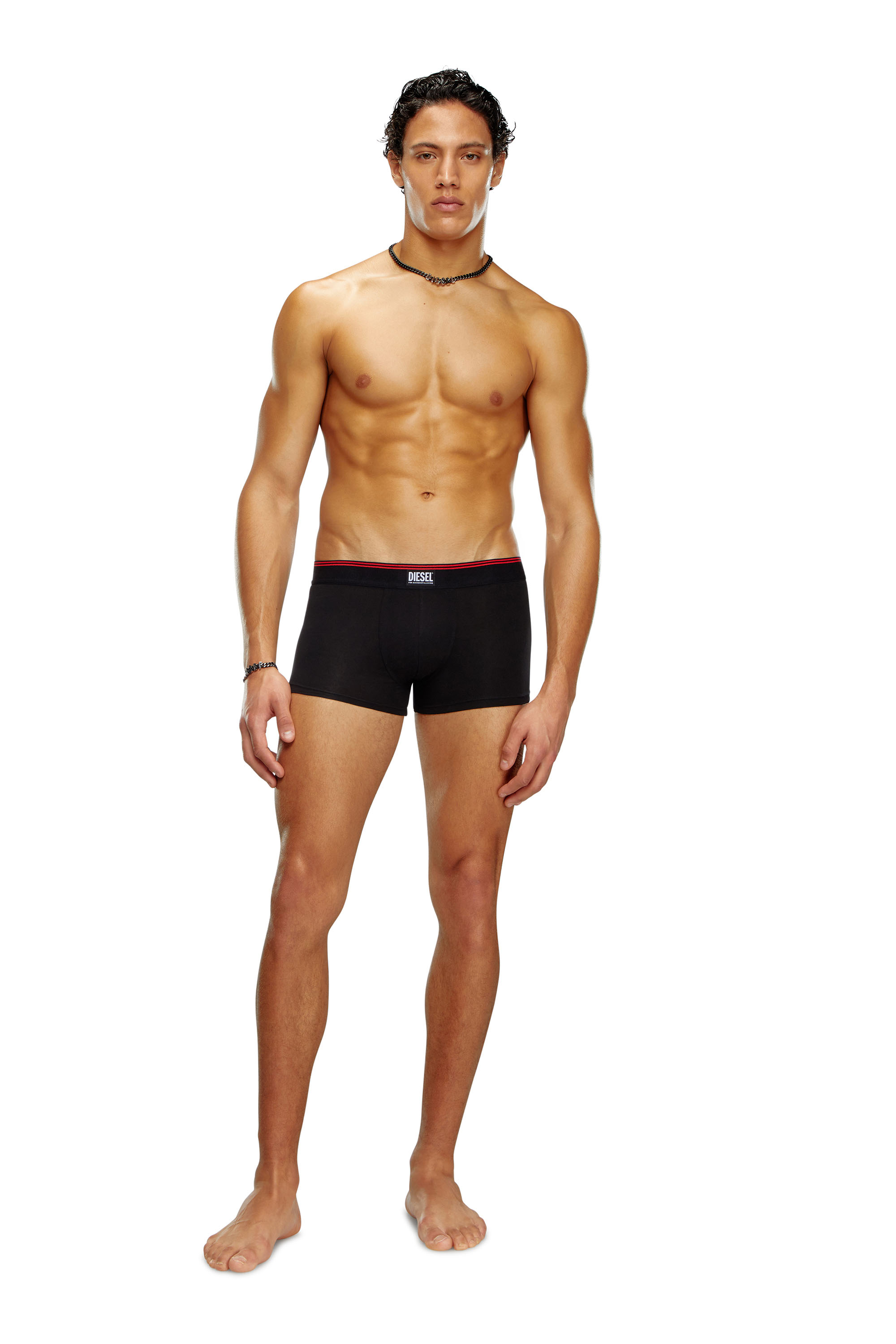 Diesel - UMBX-DAMIENTHREEPACK, Man Three-pack nude cotton boxer briefs in Multicolor - Image 4
