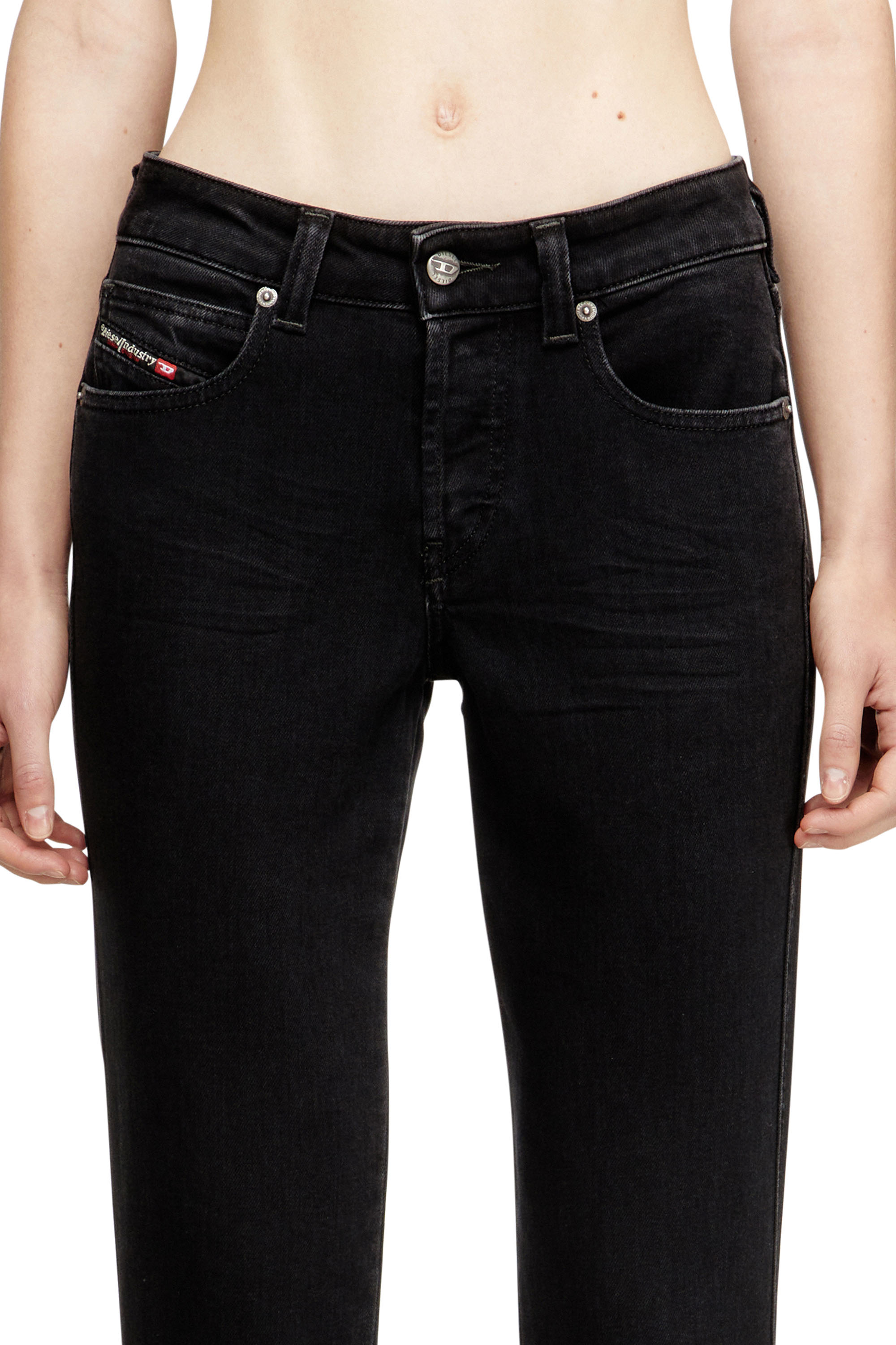 Slim Jeans 1992 D-Jiann 09N89, Black/Dark grey Diesel - Woman's Slim Jeans 1992 D-Jiann 09N89, Black/Dark grey - 4