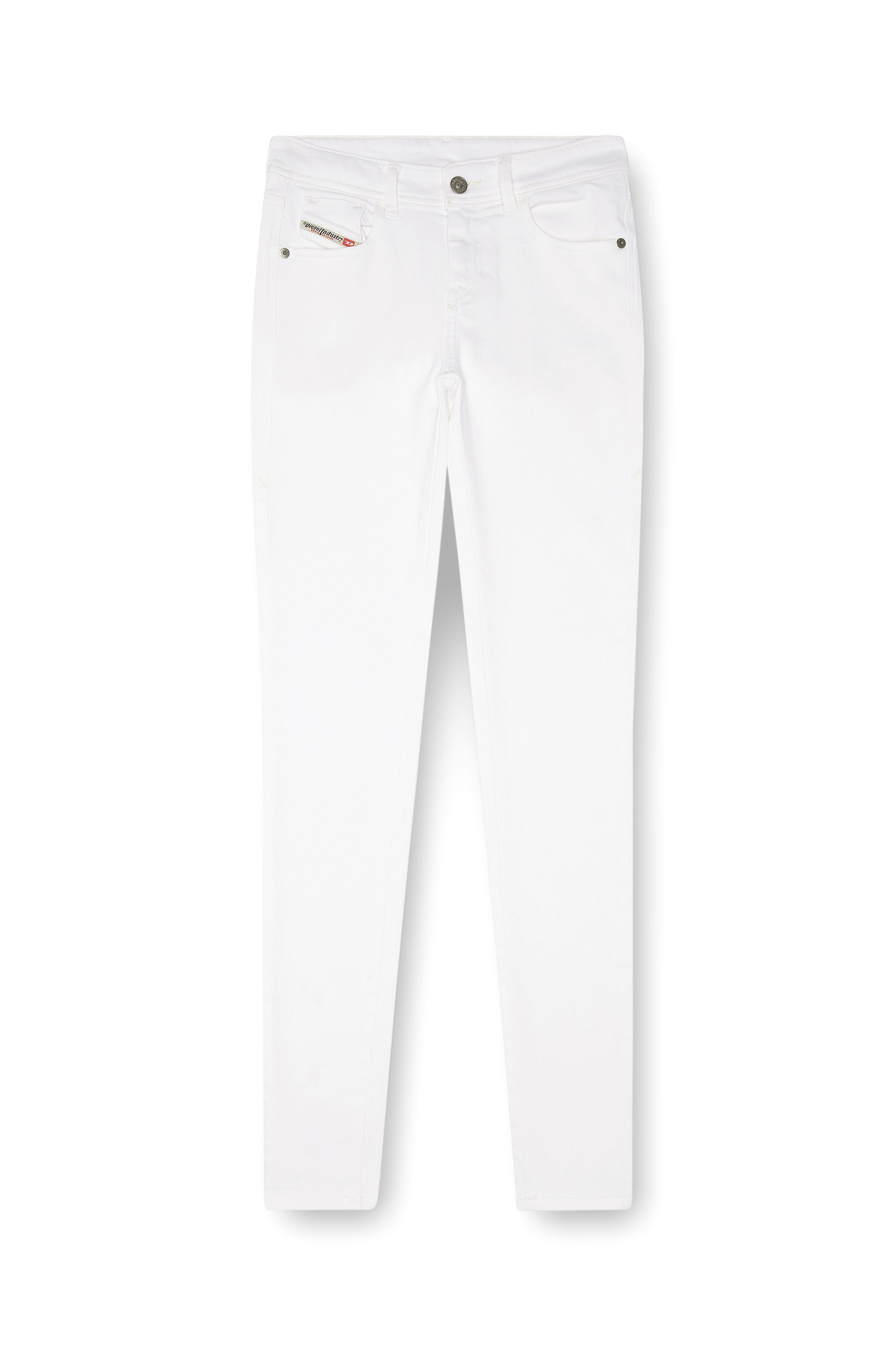 Diesel - Super skinny Jeans 2017 Slandy 09F90, White - Image 5
