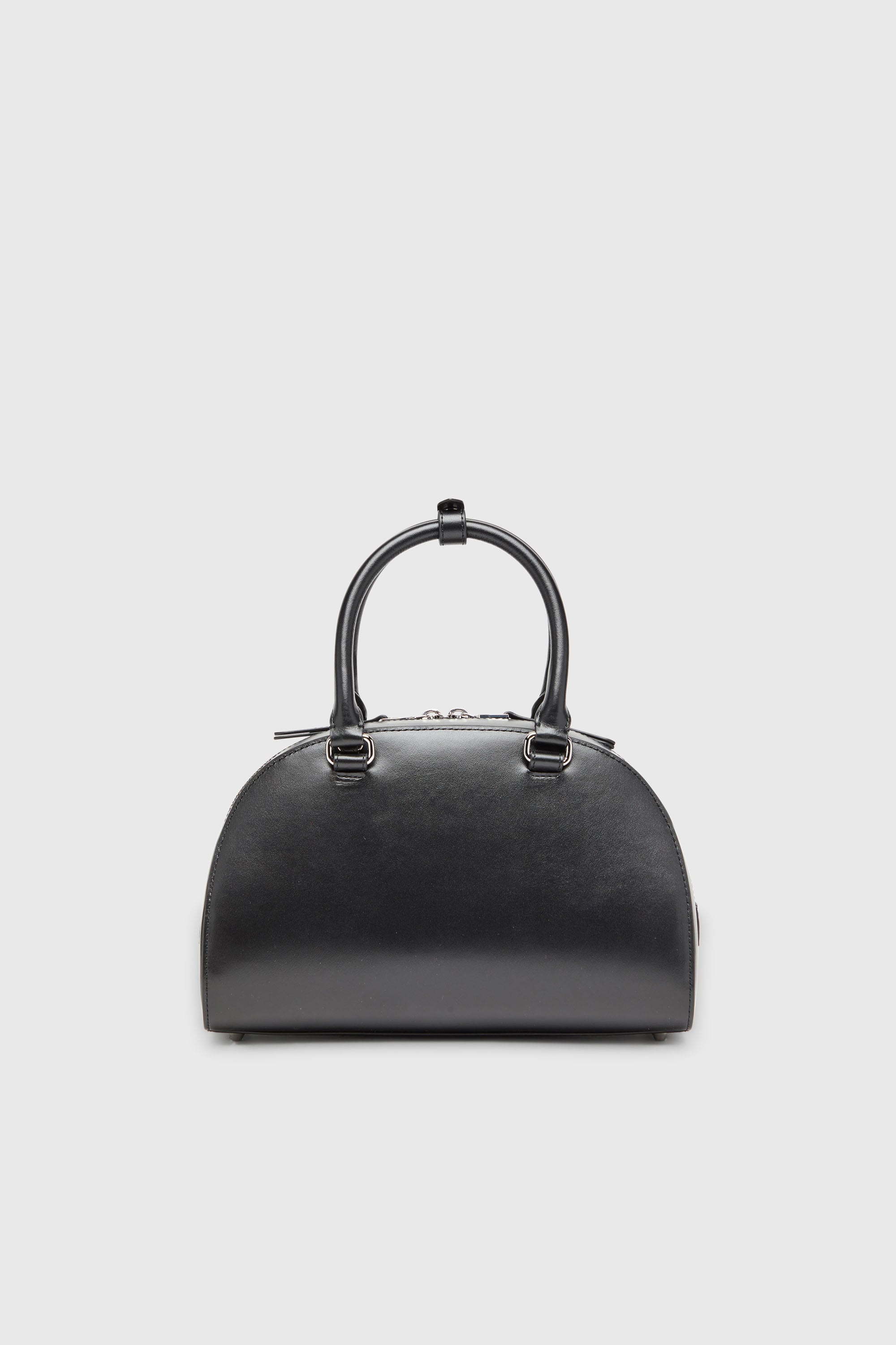 Diesel - 1DR DOME TOP HANDLE, Woman's 1DR Dome-Leather bowling bag in Black - 2