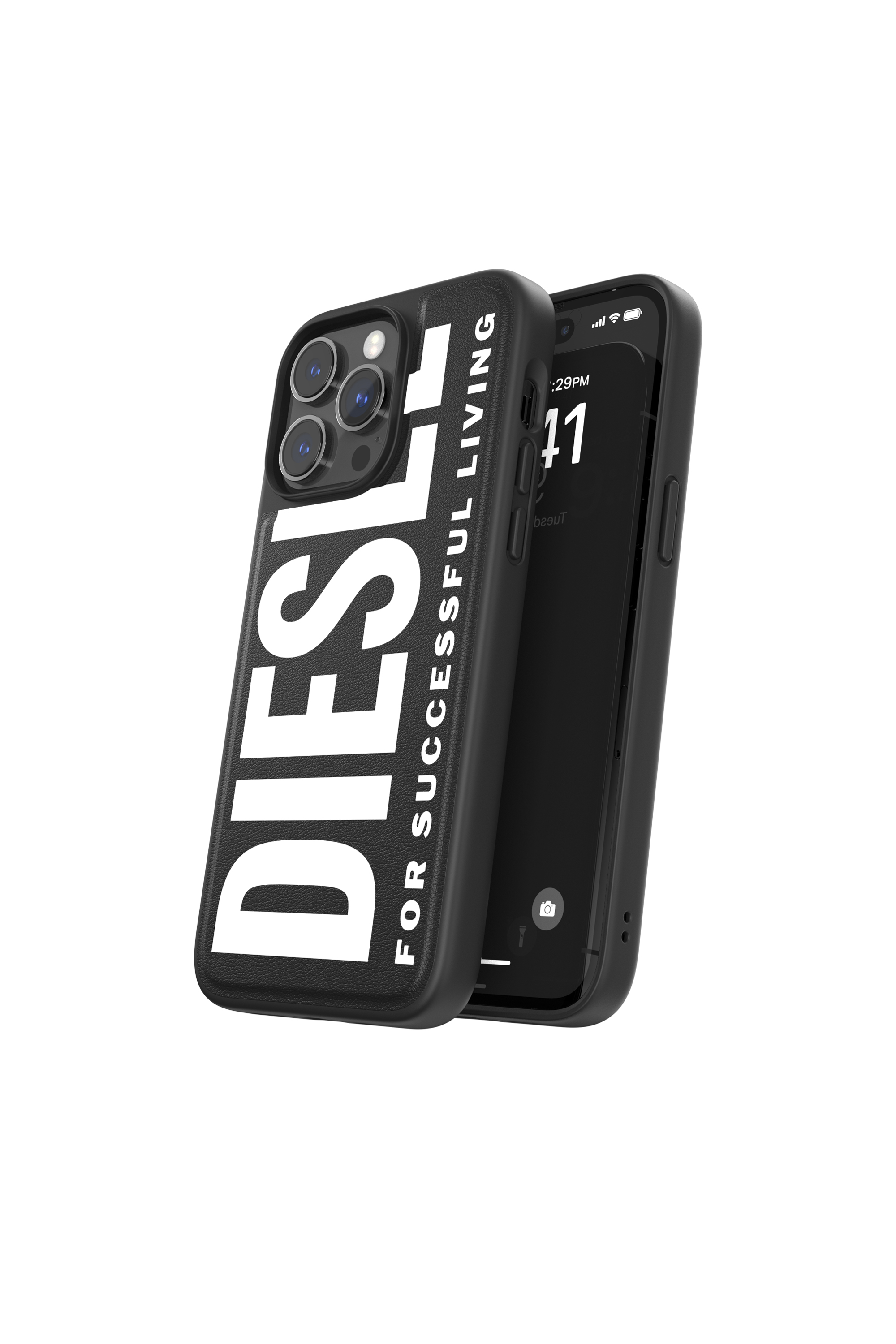 Diesel - 50259 MOULDED CASE, Unisex's Moulded case core for iPhone 14 Pro Max in Black - 3