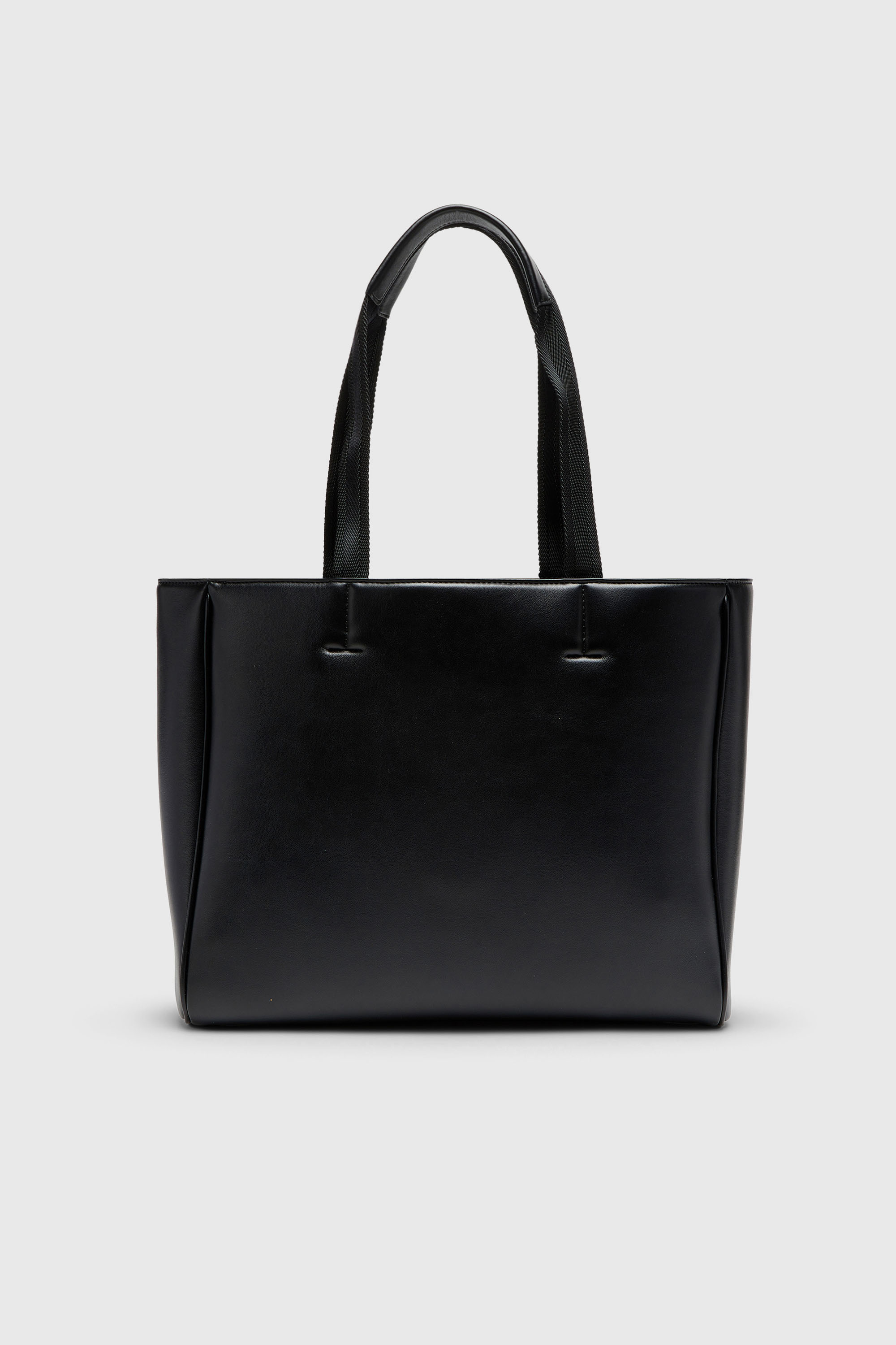 Diesel - HOLI-D SHOPPER EW, Unisex's Holi-D-Square shopper in bonded neoprene in Black - 2