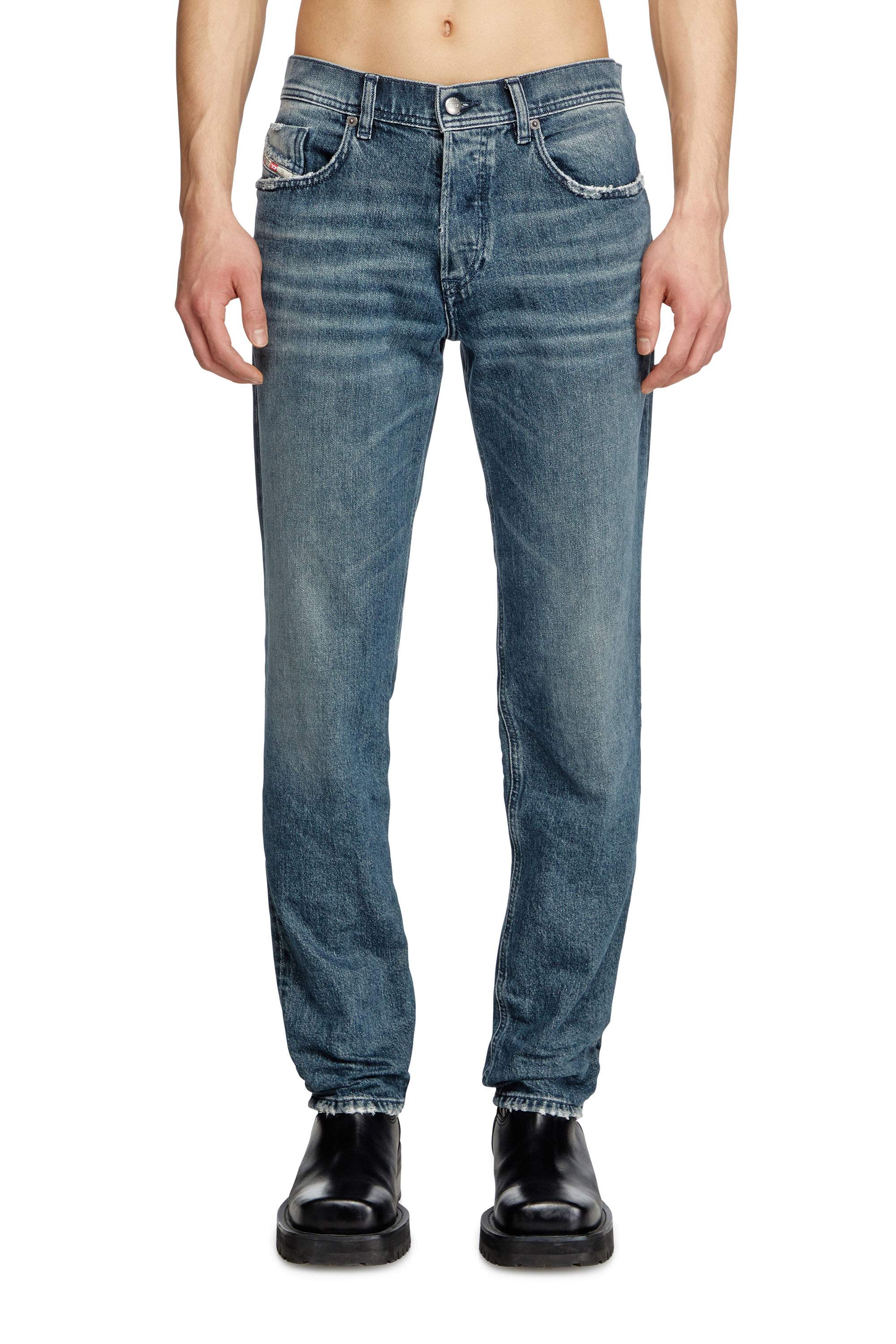 Regular Jeans 2023 D-Finitive 007Y7, Medium blue Diesel - Man's Regular Jeans 2023 D-Finitive 007Y7, Medium blue - 3