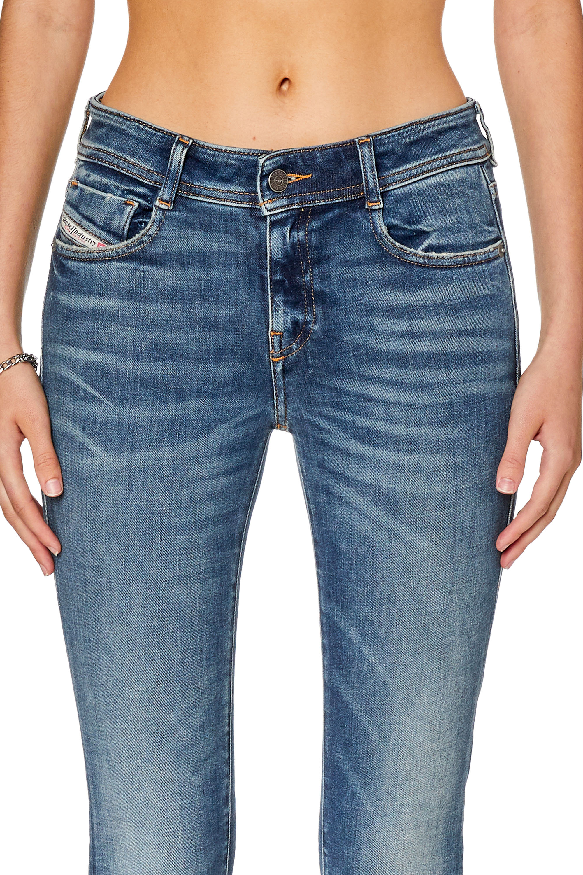 Diesel - Bootcut and Flare Jeans 1969 D-Ebbey 09G71, Dark Blue - Image 5