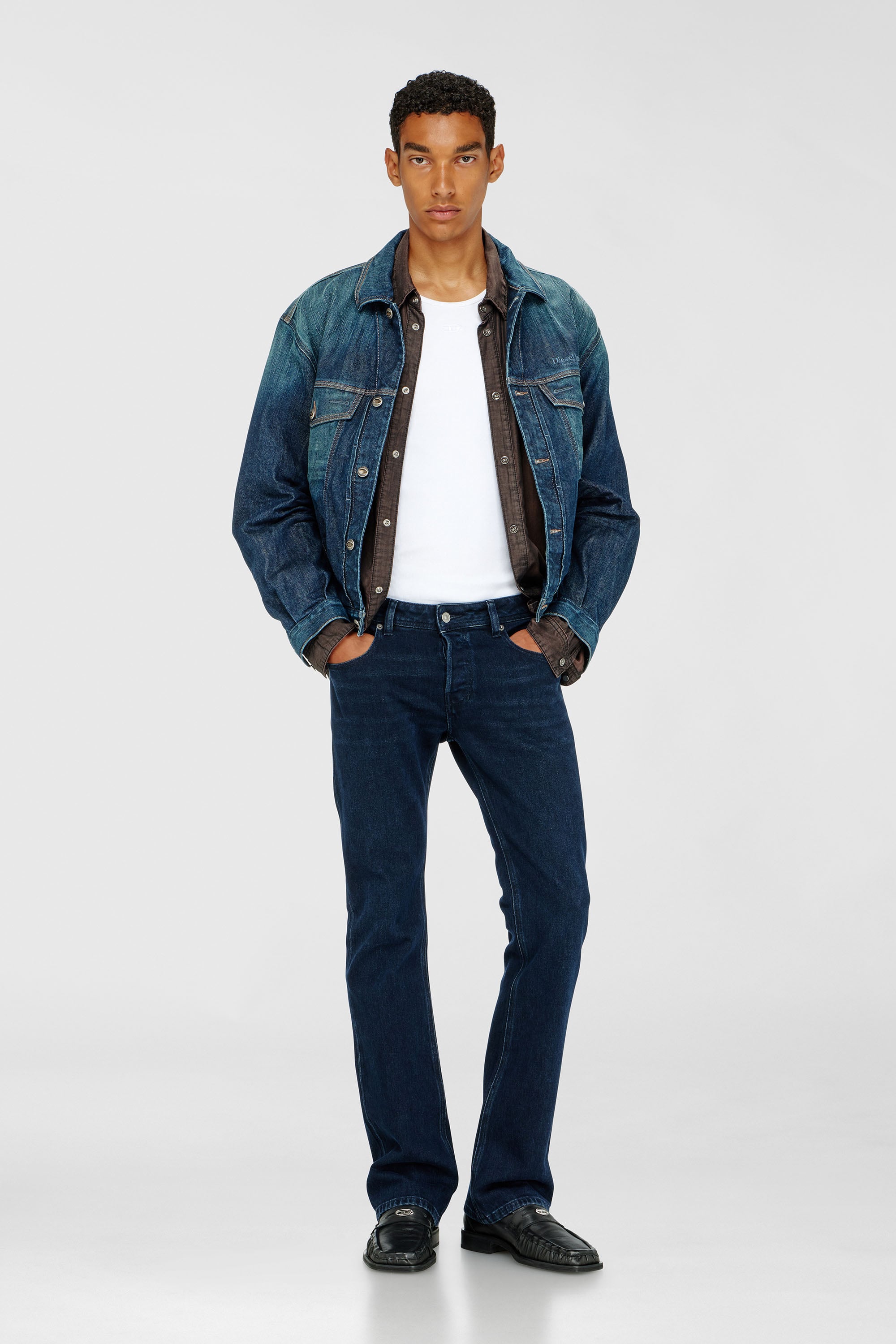 Diesel - Man's Bootcut Jeans 2007 Zatiny 0KBBJ, Dark Blue - 1