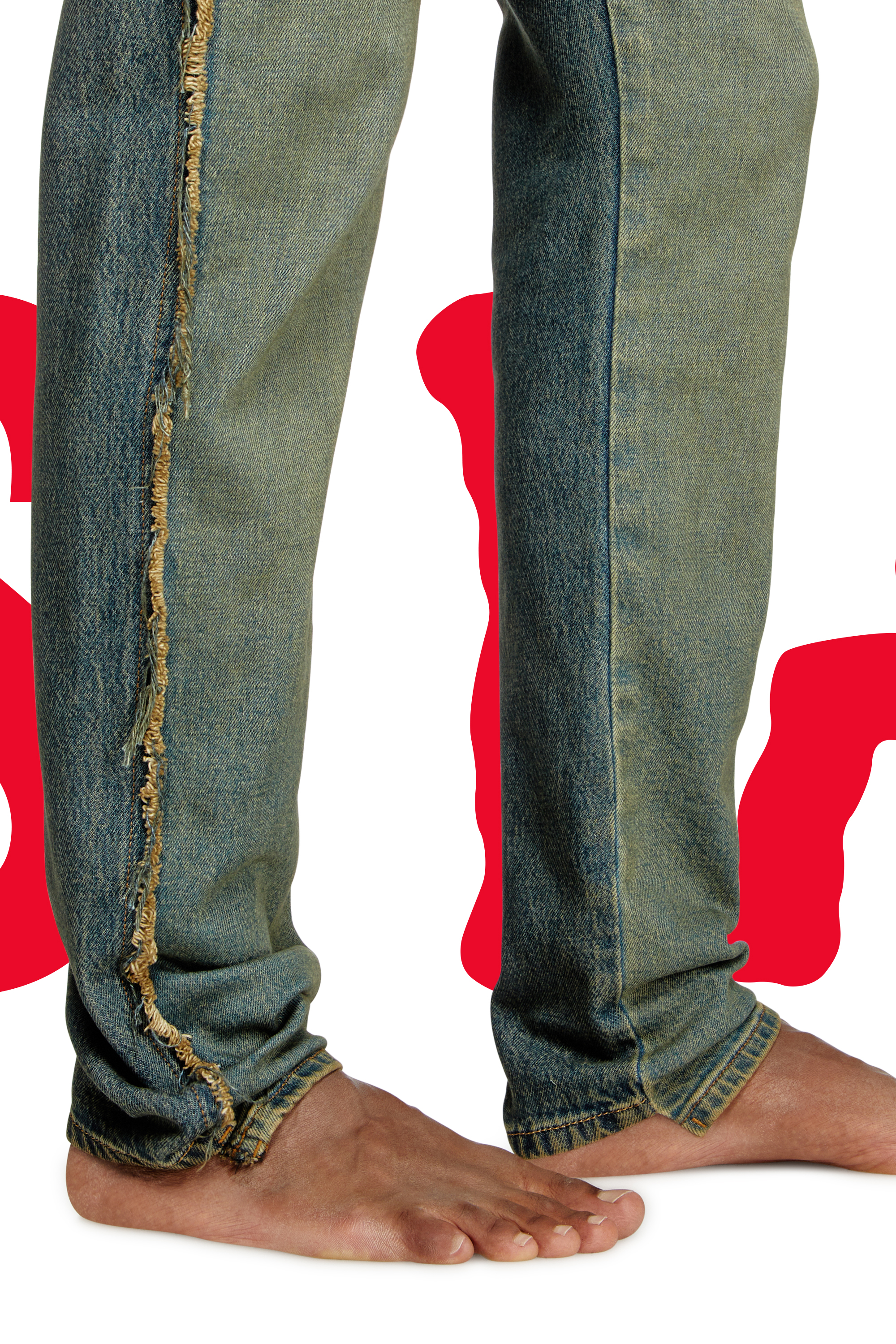 Regular Jeans Dieseloves 04 09M98, Dark Blue Diesel - Man's Regular Jeans Dieseloves 04 09M98, Dark Blue - 5