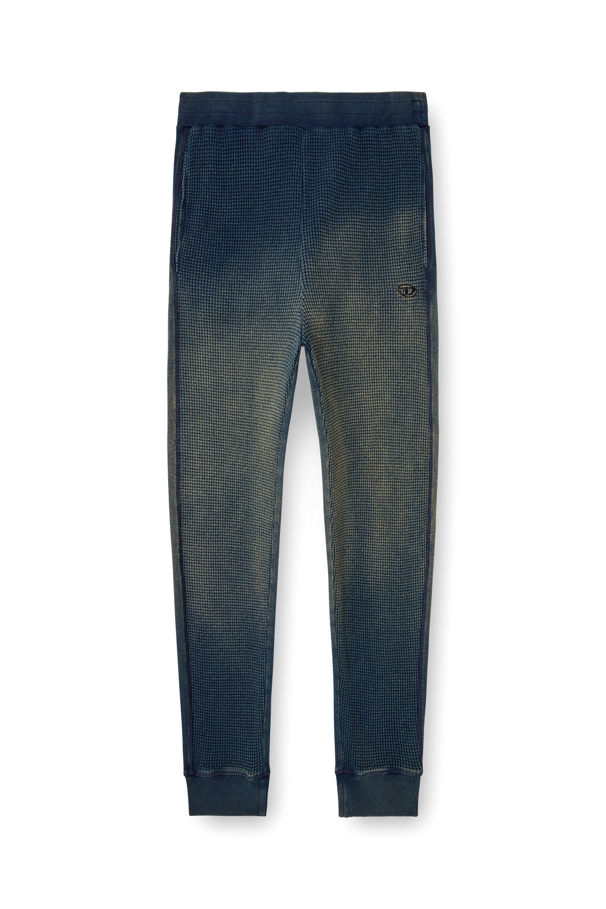 Diesel - P-WAFY, Man's Waffle track pants in Dark Blue - 3