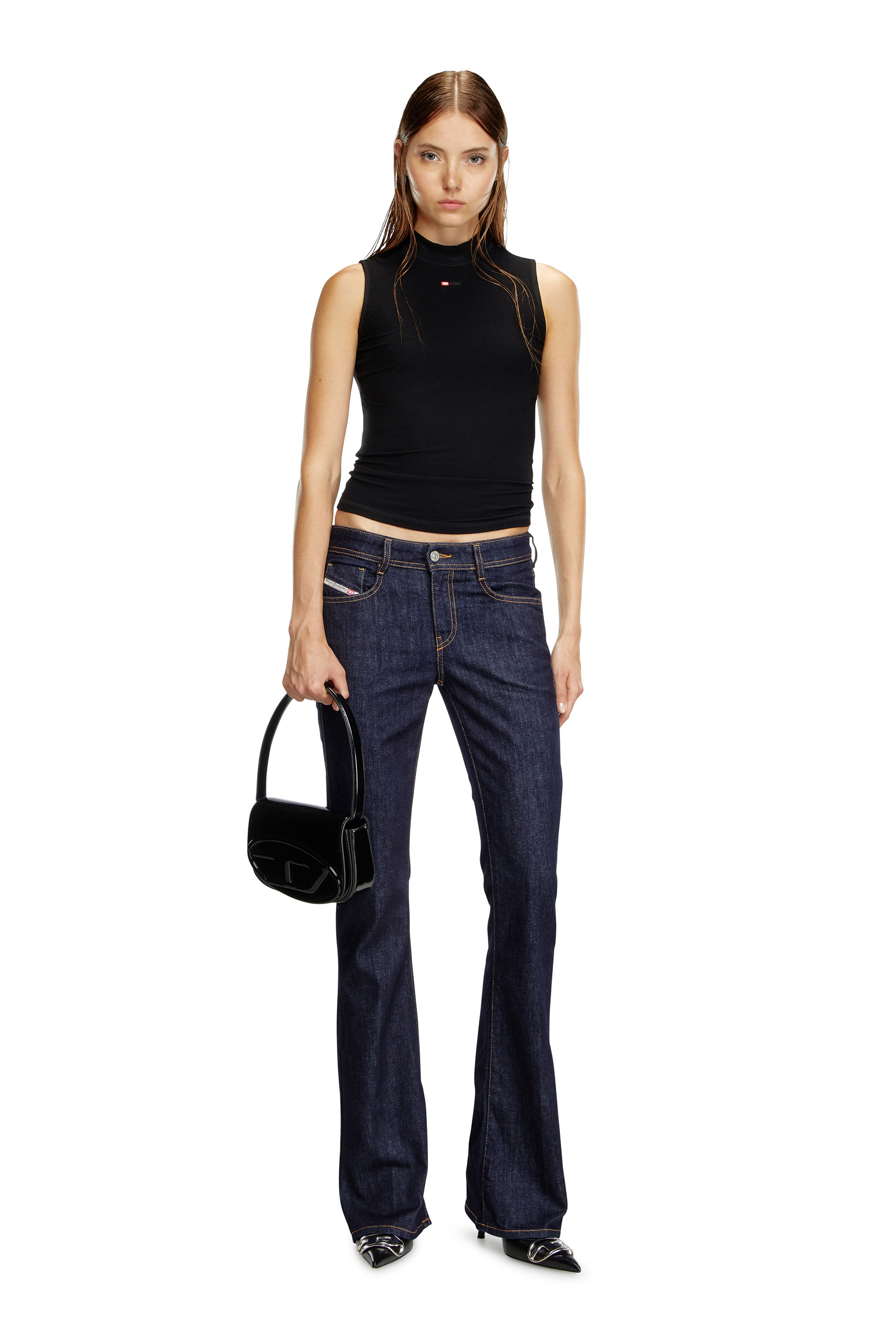 Bootcut Jeans 1969 D-Ebbey Z9B89, Dark Blue Diesel - Woman's Bootcut Jeans 1969 D-Ebbey Z9B89, Dark Blue - 1