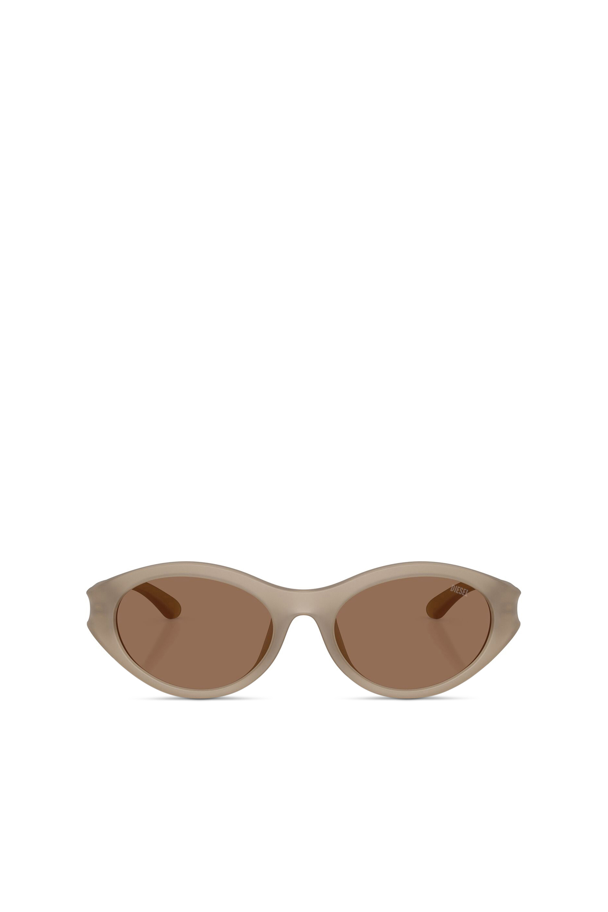 Diesel - 0DL3005U, Unisex's Oval sunglasses in Beige - 1