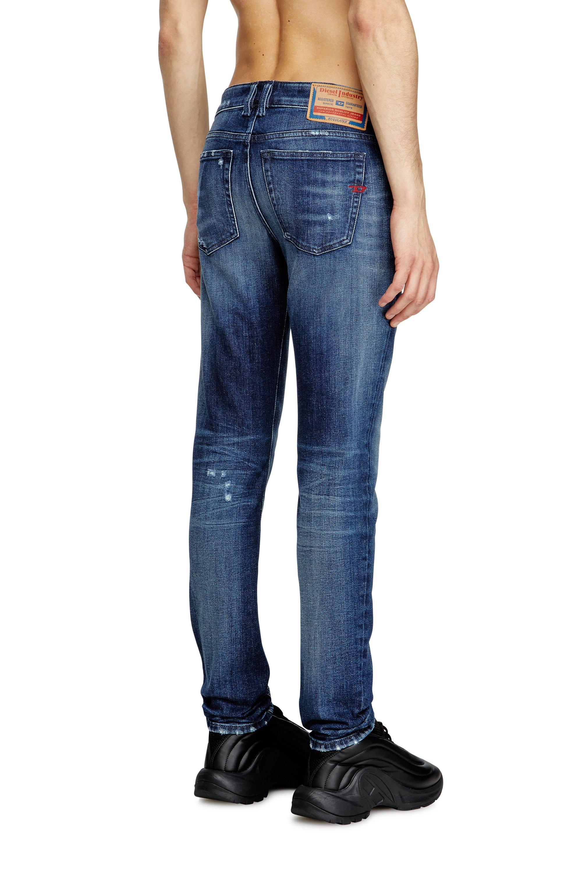 Diesel - Man's Skinny Jeans 1979 Sleenker 09L42, Dark Blue - 4