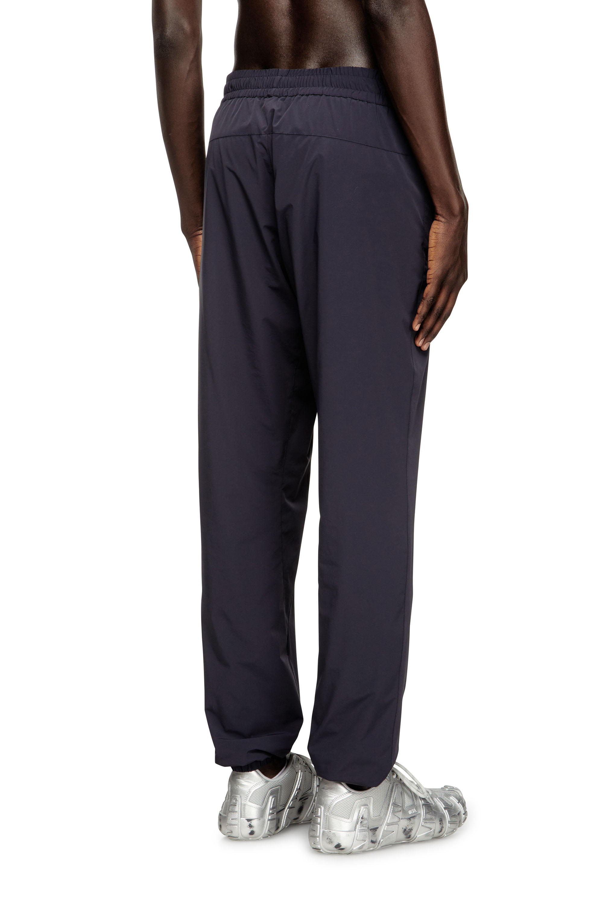 P-ARDO-LONG, Dark Blue Diesel - P-ARDO-LONG, Man's Trousers in bi-stretch nylon in Dark Blue - 4