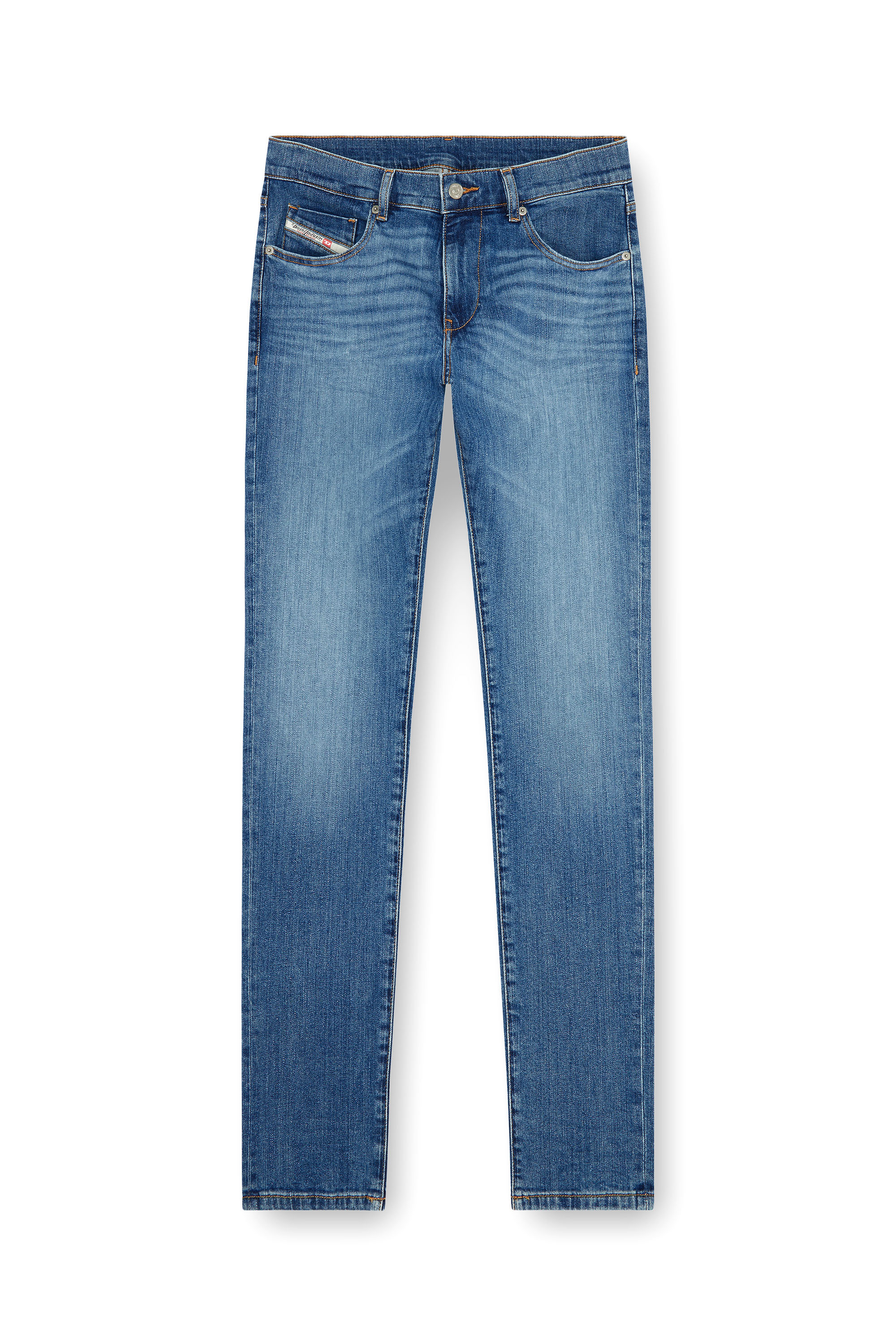 Diesel - Man's Slim Jeans 2019 D-Strukt 0KIAL, Light Blue - 3