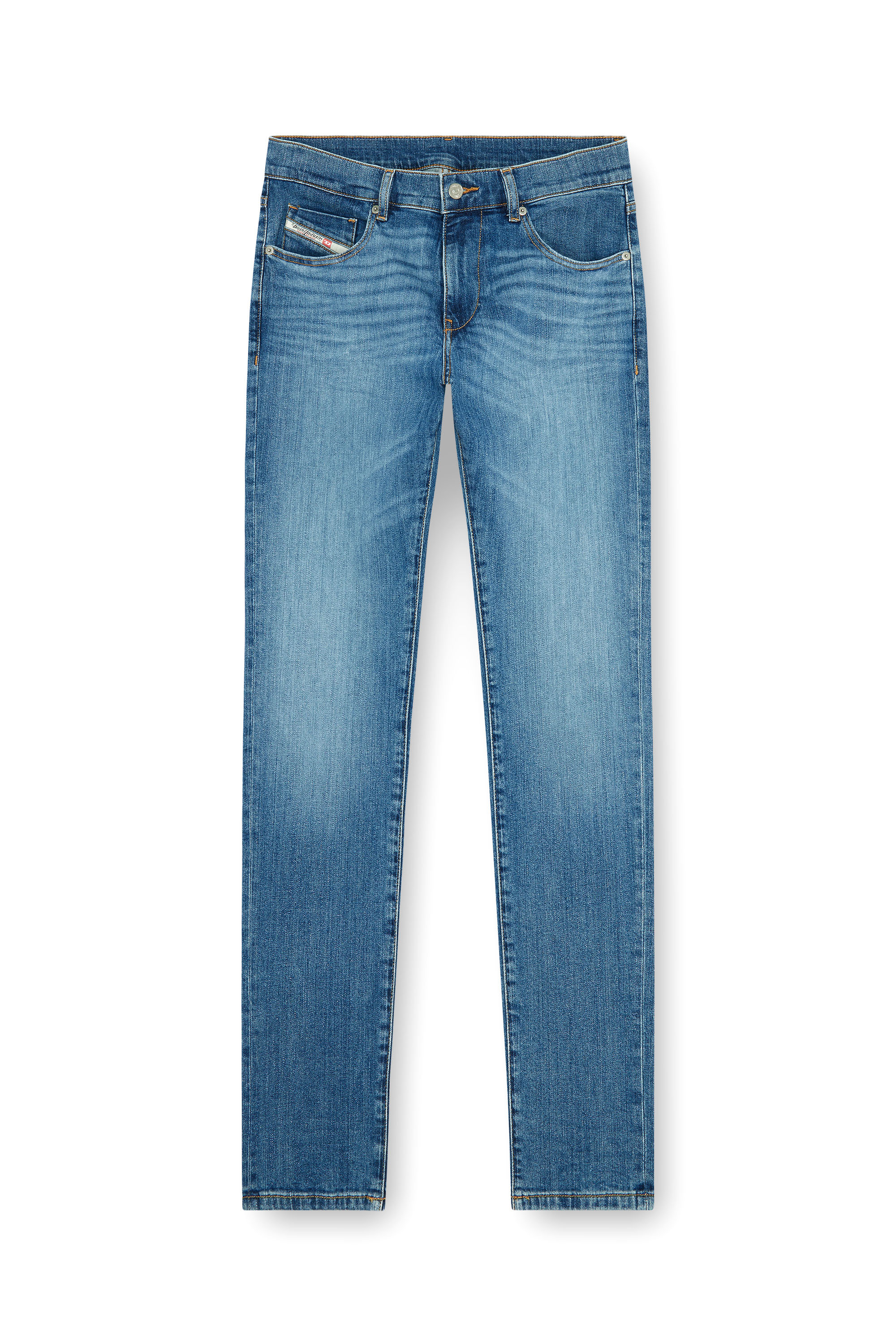 Diesel - Man's Slim Jeans 2019 D-Strukt 0KIAL, Light Blue - 3