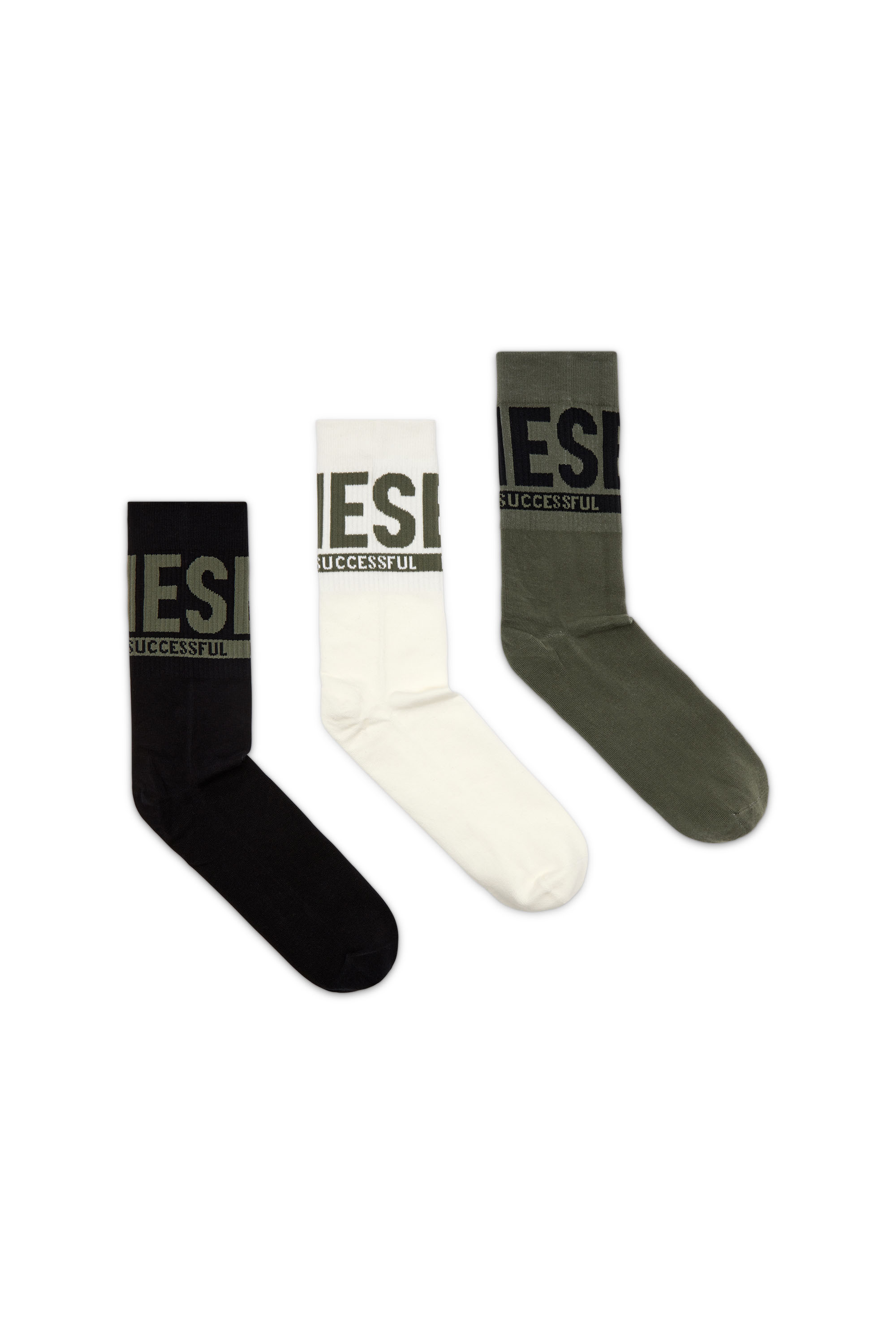 SKM-RAY-THREEPACK, Black/Grey - Socks
