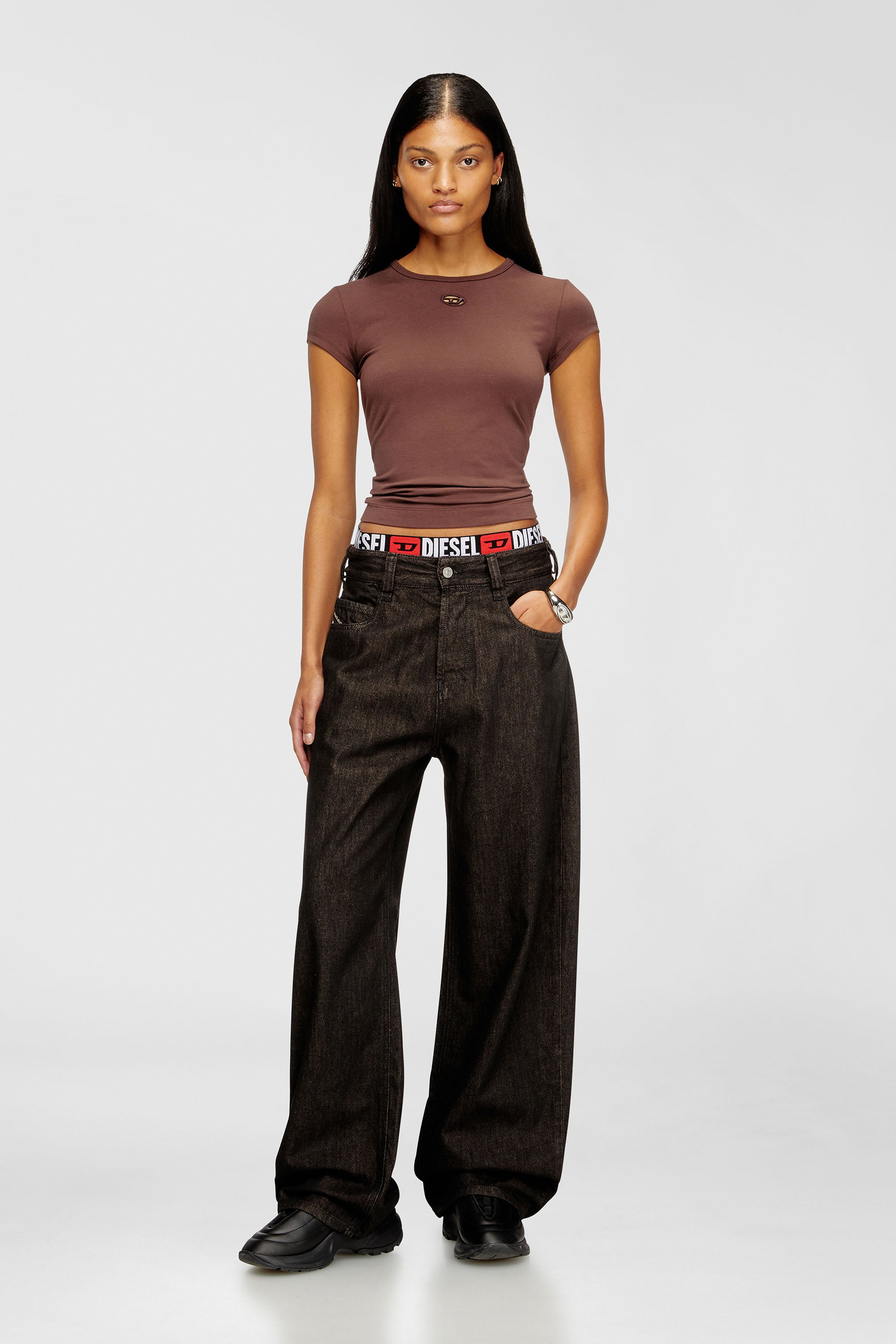Diesel - Unisex's Relaxed Jeans 1997 D-Enim-M 09N25, Black/Dark grey - 1