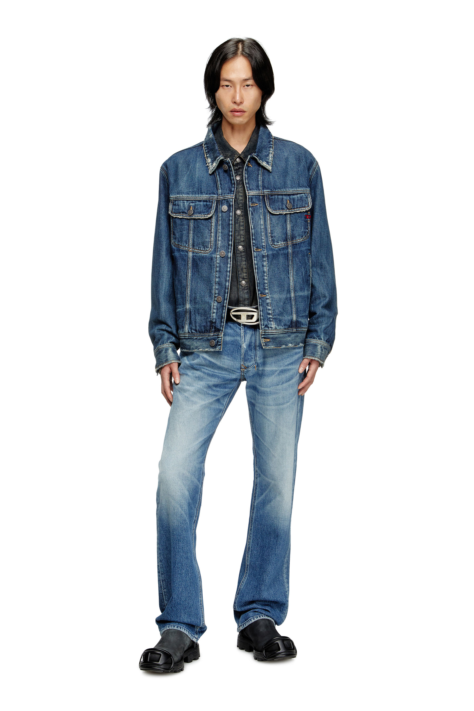 Regular Jeans 1985 Larkee 09M12, Medium blue Diesel - Man's Regular Jeans 1985 Larkee 09M12, Medium blue - 1