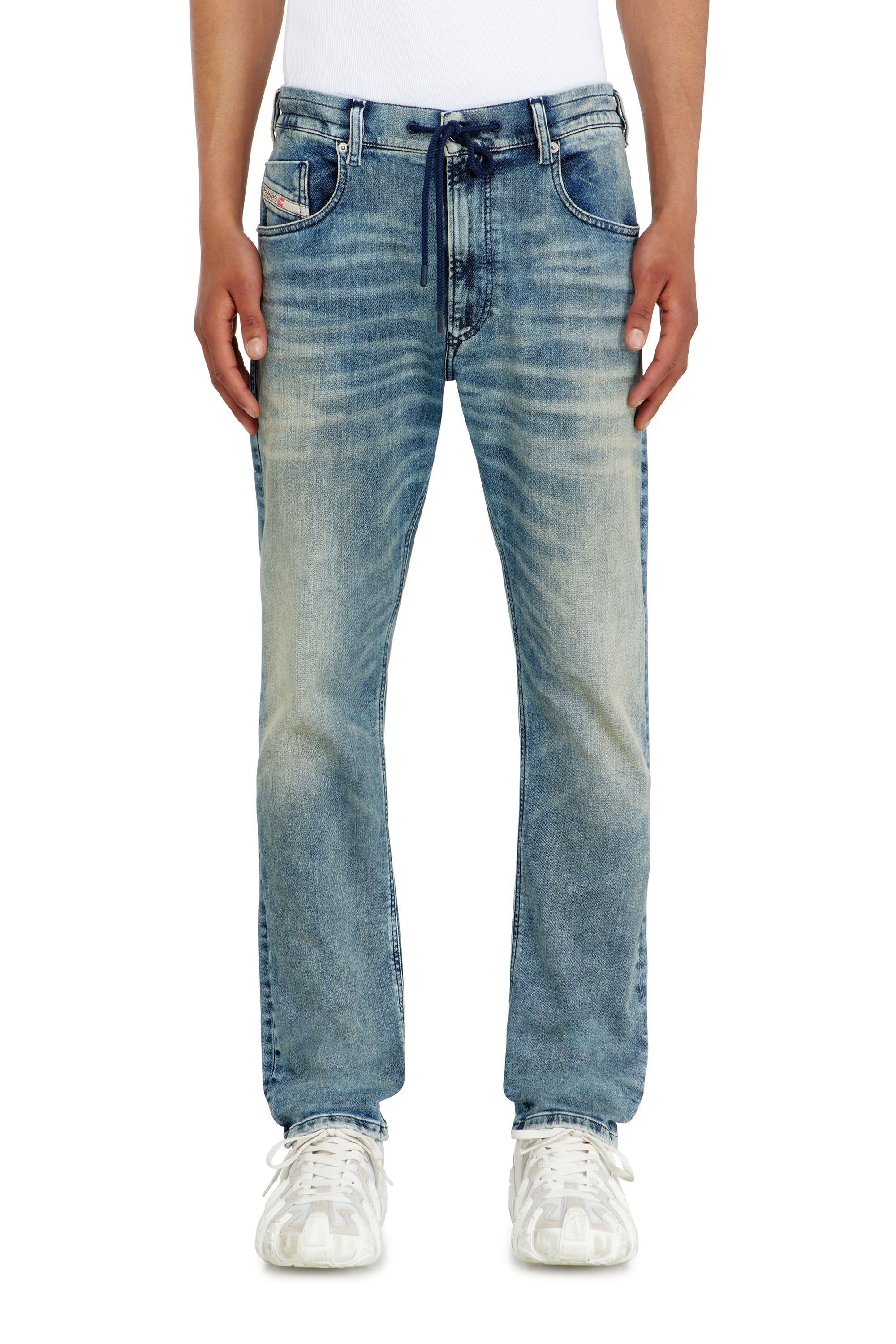 Diesel - Man's Regular 2032 D-Krooley Joggjeans&reg; 09N63, Light Blue - 3