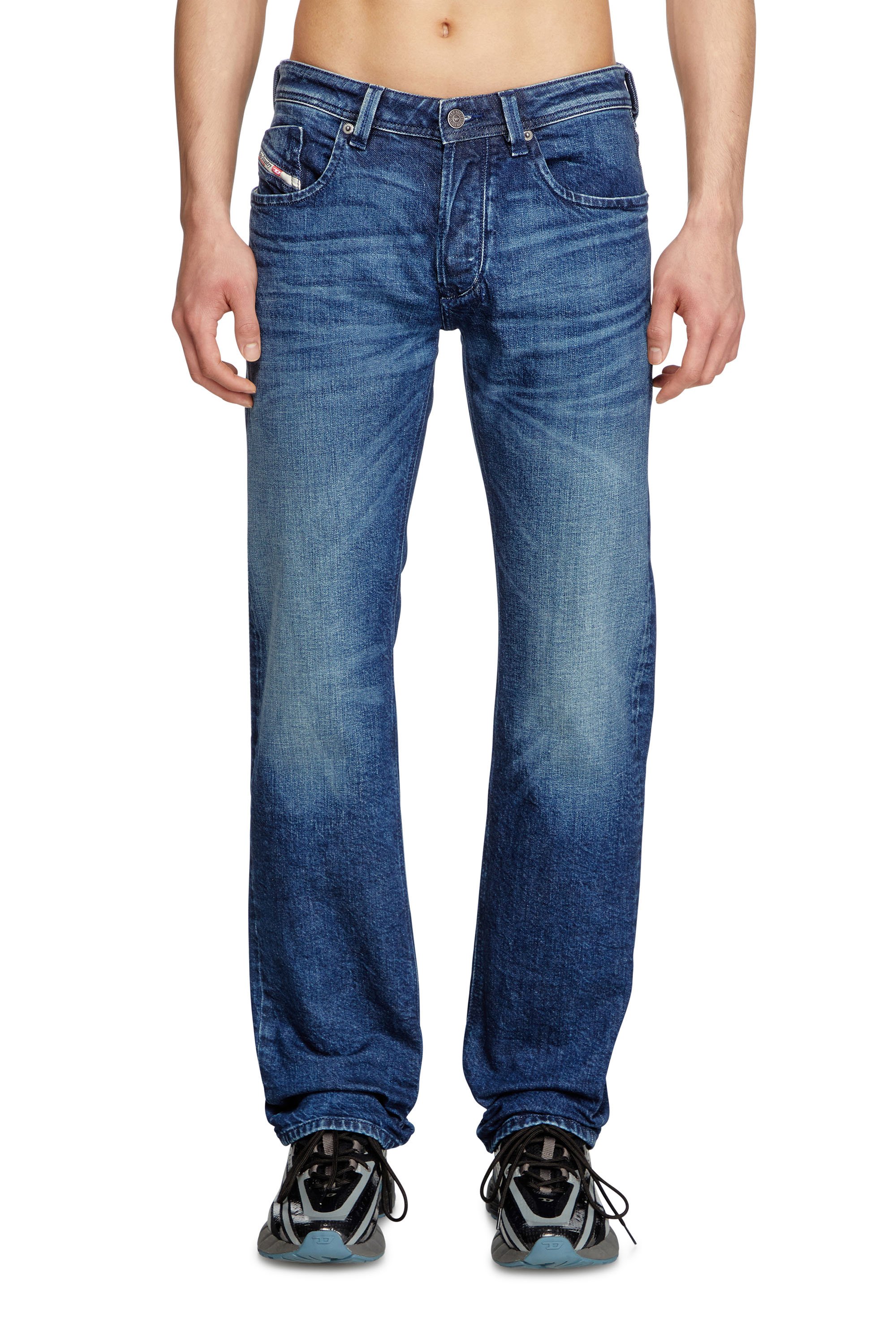 Diesel - Man's Regular Jeans 1985 Larkee 09L51, Dark Blue - 2