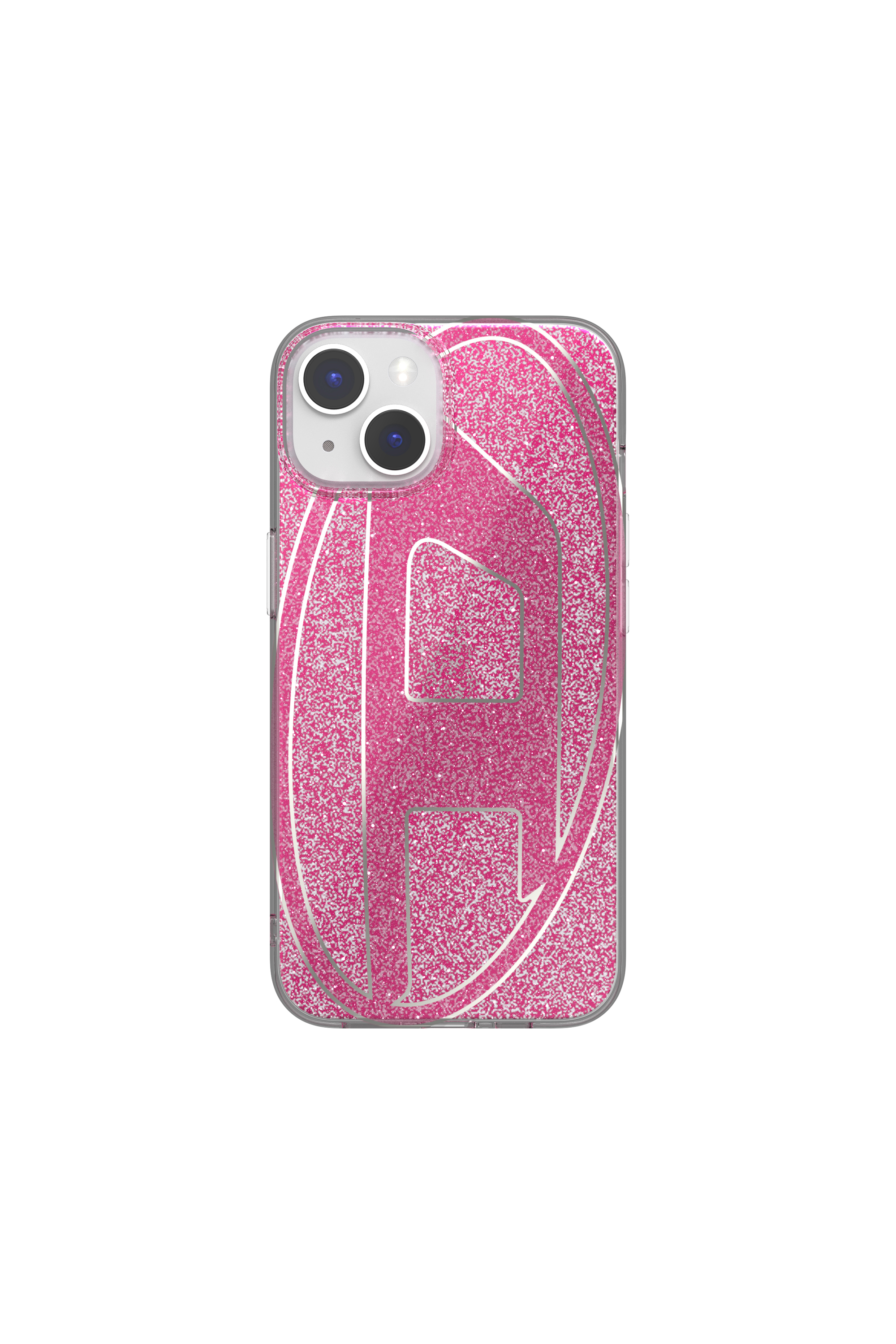 Diesel - 60034 AOP CASE, Unisex Glitter Case for iP 13/ 14 in Pink - Image 2