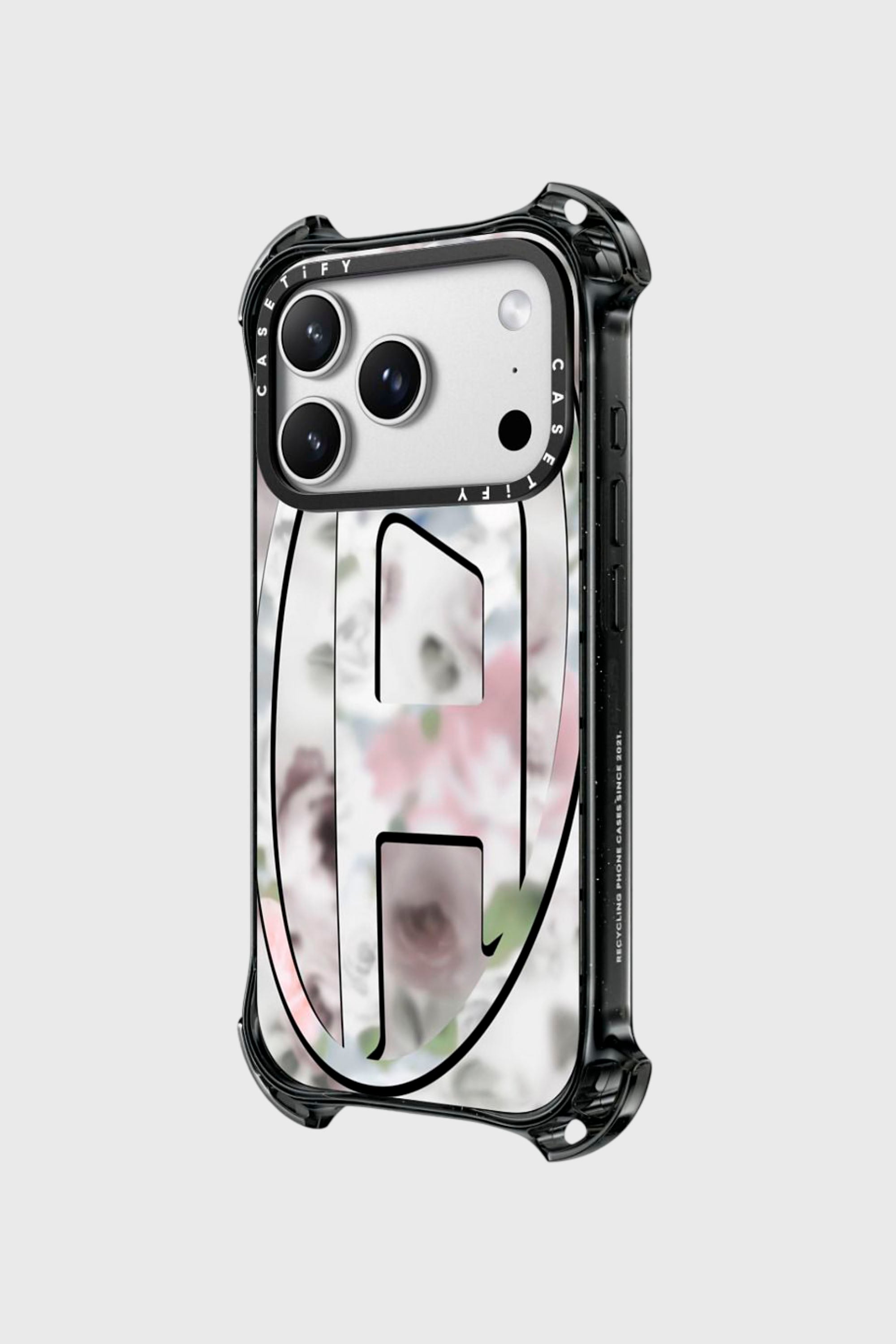 Diesel - 60586 MOULDED CASE, Unisex's Oval D bounce case for iPhone 17 Pro in Black/Pink - 2