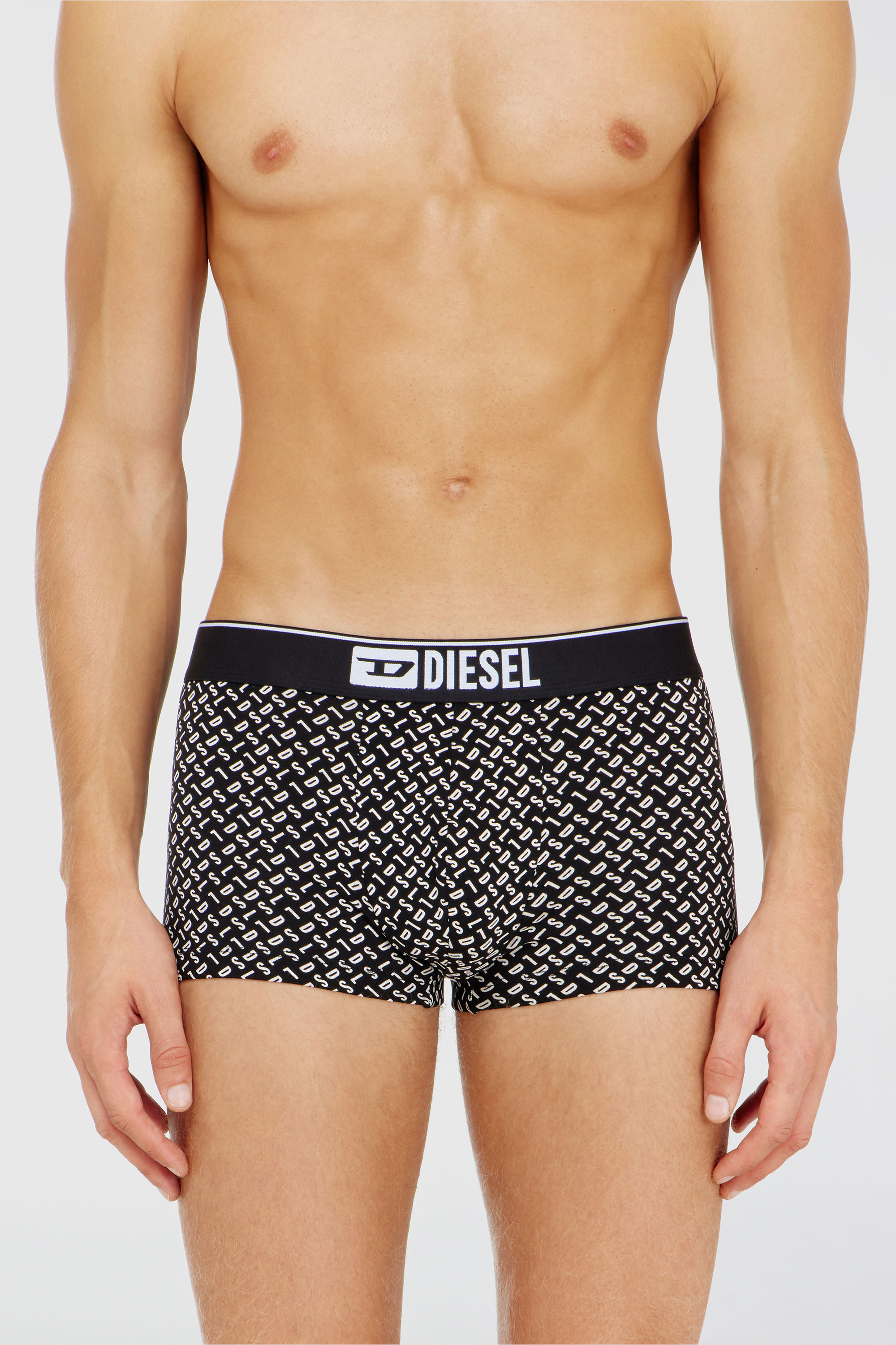 Diesel - DAMIEN-D-BOX-3PACK, Man's Three-pack of stretch cotton trunks with monogram in null - 1