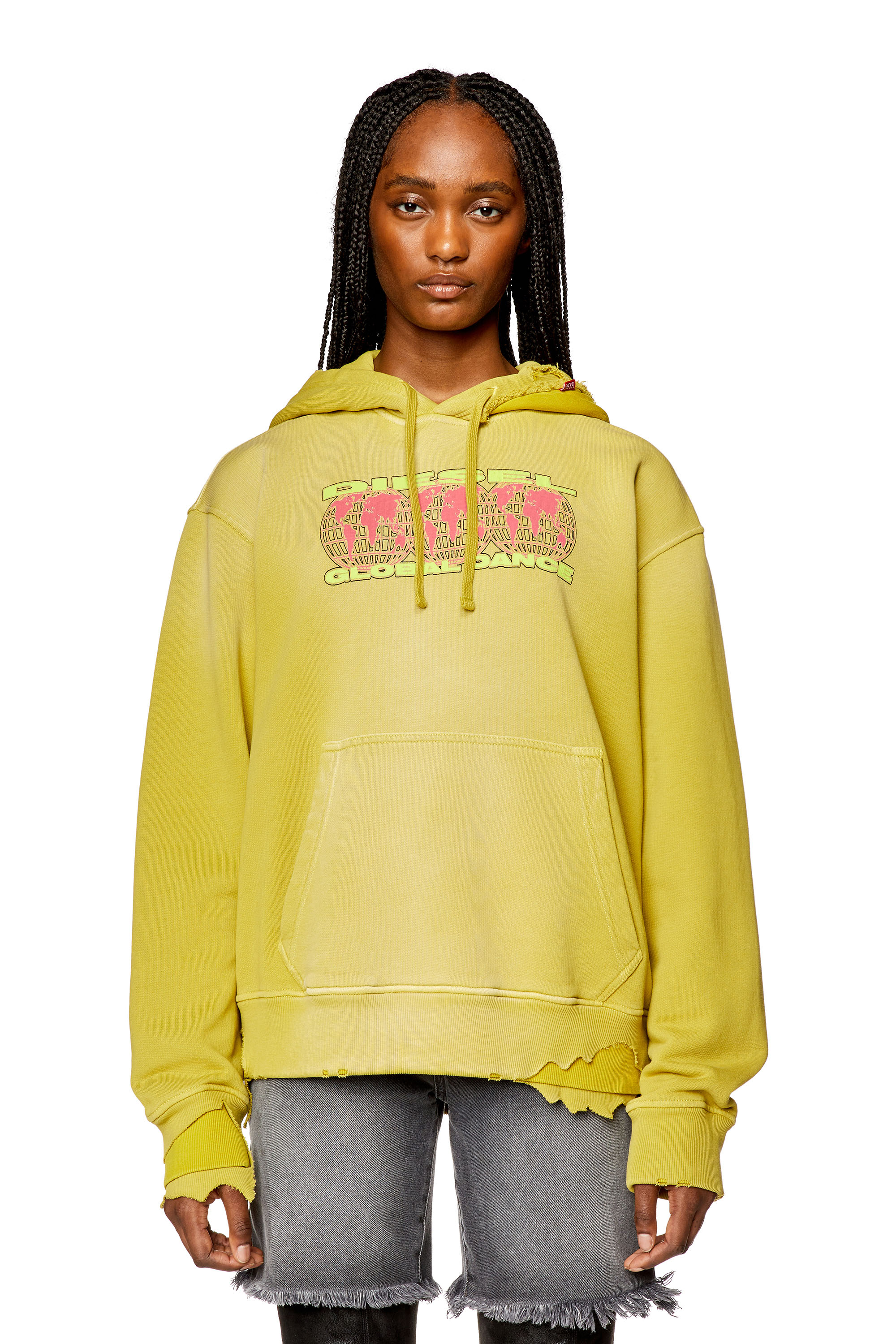 Diesel - F-MAXINNE-HOOD-DOB, Yellow - Image 5