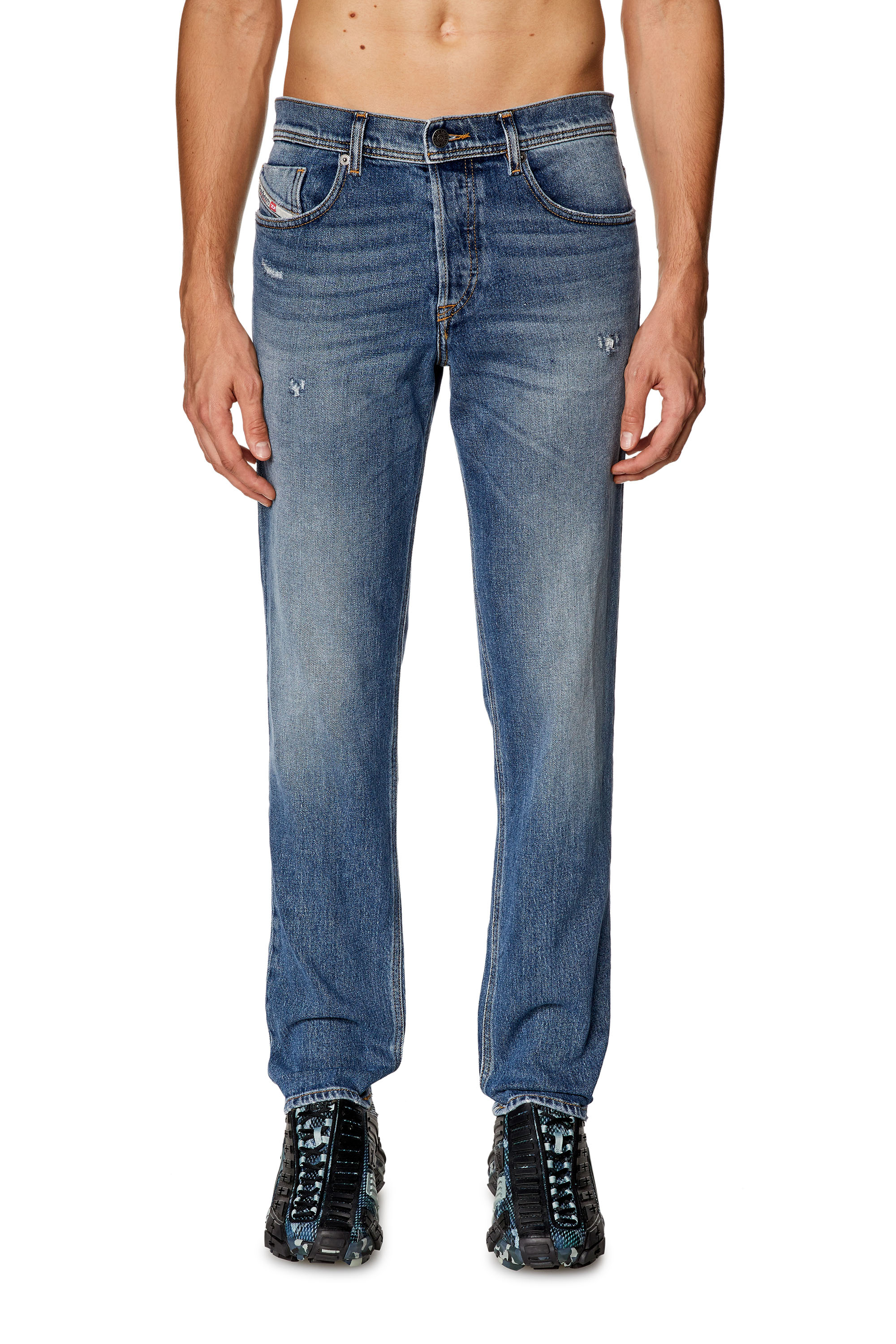 Diesel - Tapered Jeans 2023 D-Finitive 09I16, Medium blue - Image 1