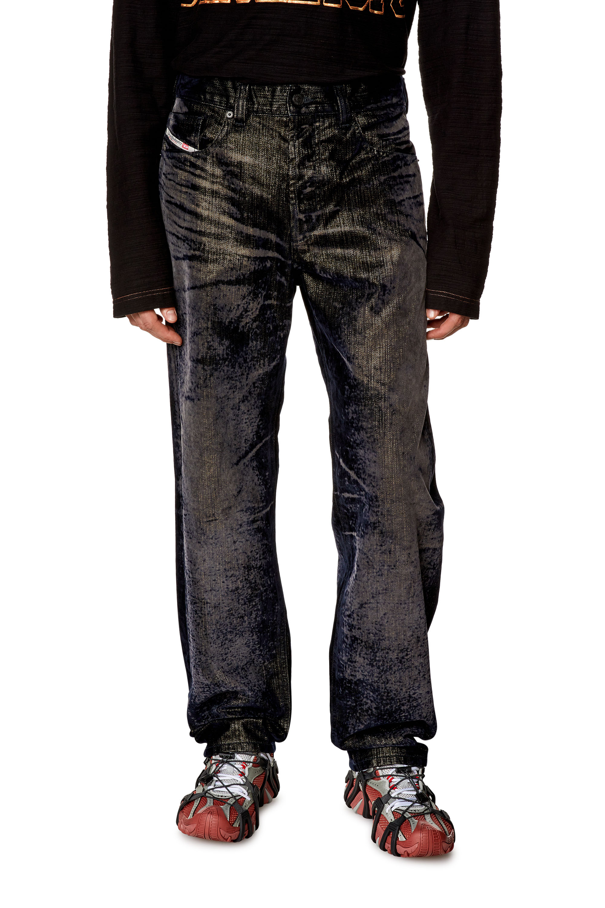 Diesel - Straight Jeans 2010 D-Macs 09I49, Black/Dark grey - Image 1