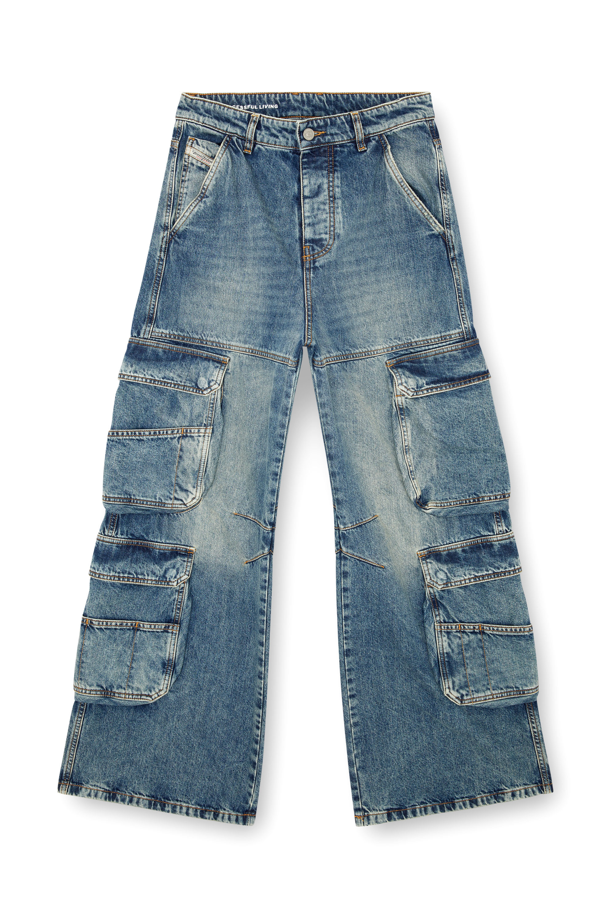 Diesel - Woman Straight Jeans 1996 D-Sire 0NLAX, Medium blue - Image 5