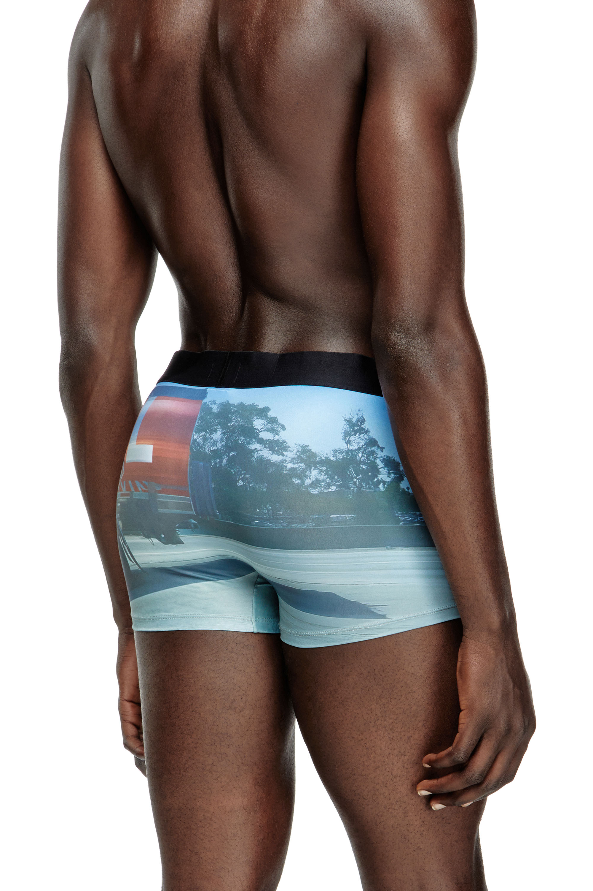 Diesel - DAMIEN-D-POP-40, Man's Boxer briefs with Pop print in White - 3
