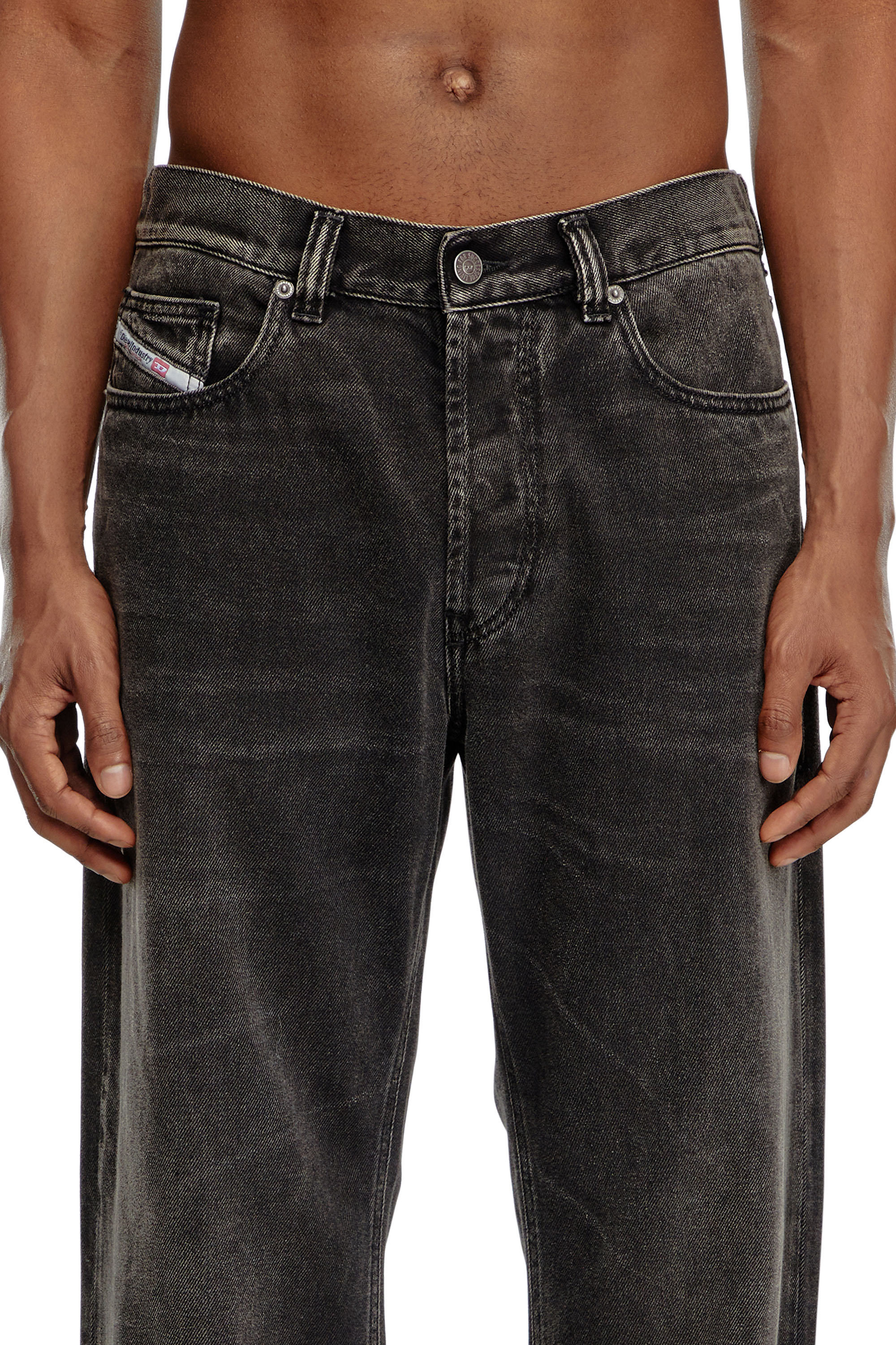 Diesel - Straight Jeans 2010 D-Macs 09J96, Black/Dark grey - Image 3