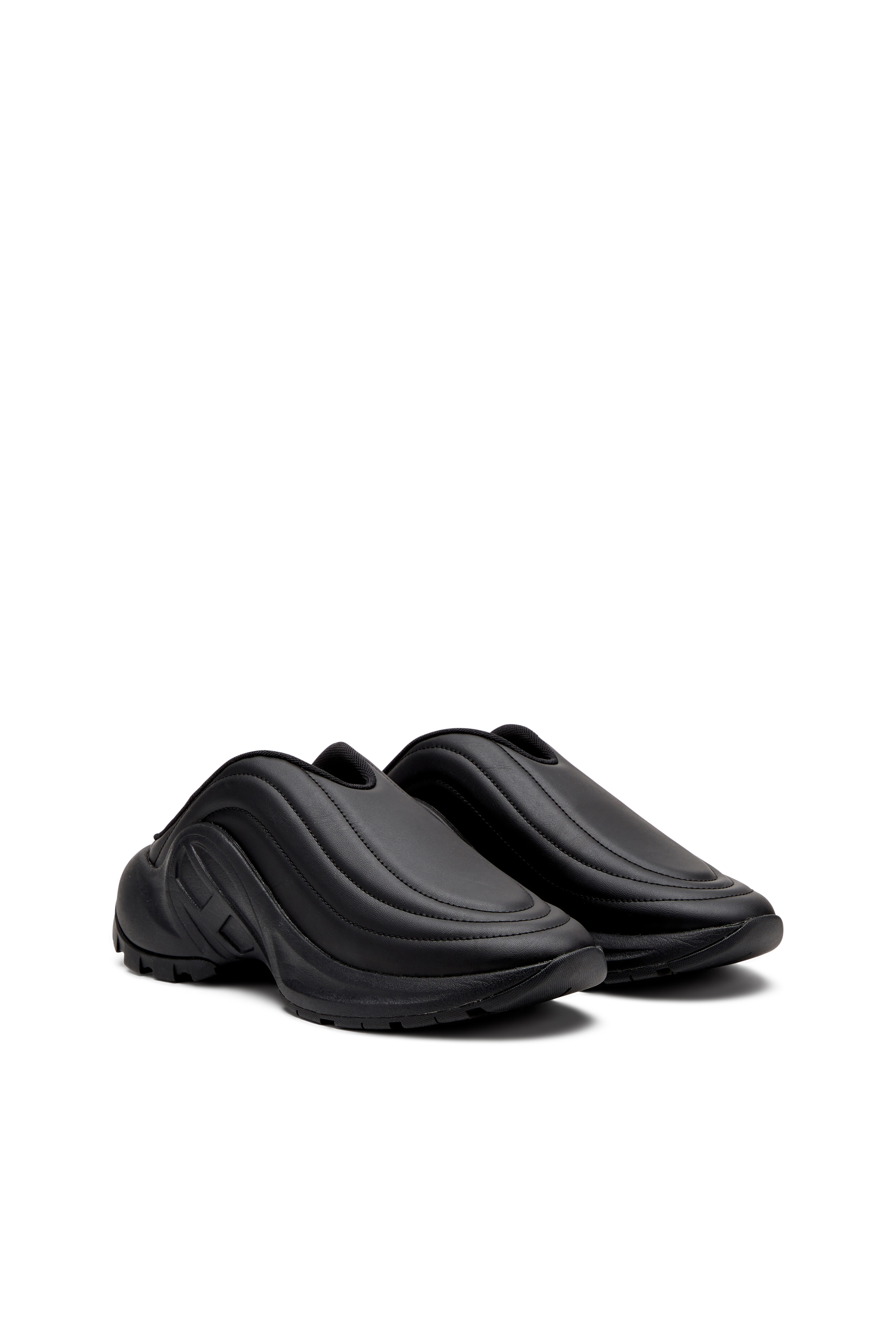 S-D-RUNNER MULE X, Black Diesel - S-D-RUNNER MULE X, Unisex's S-D-Runner-Matte mules in Black - 2