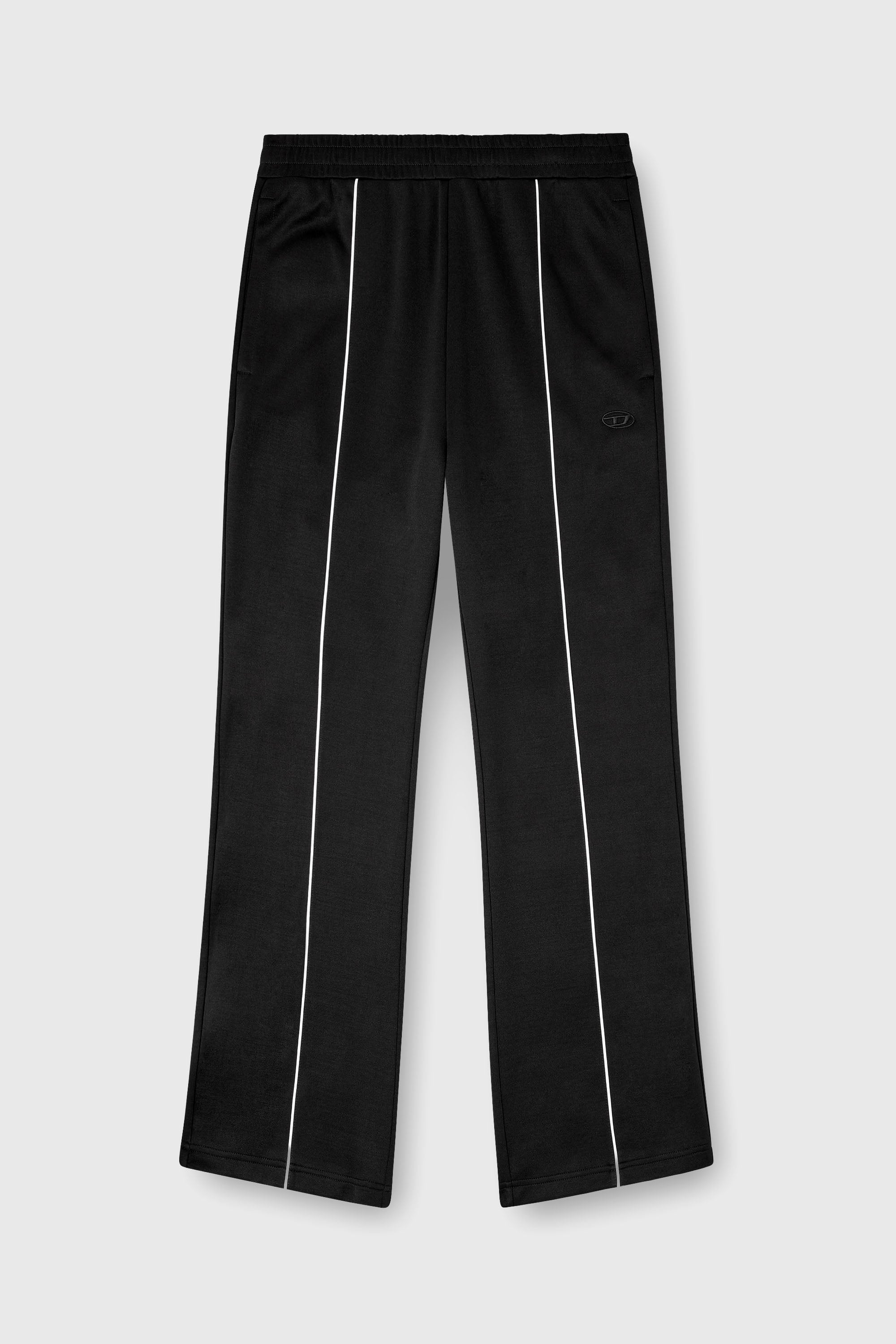 Diesel - P-LOCKING-DO, Man's Track pants with contrast piping in Black - 2