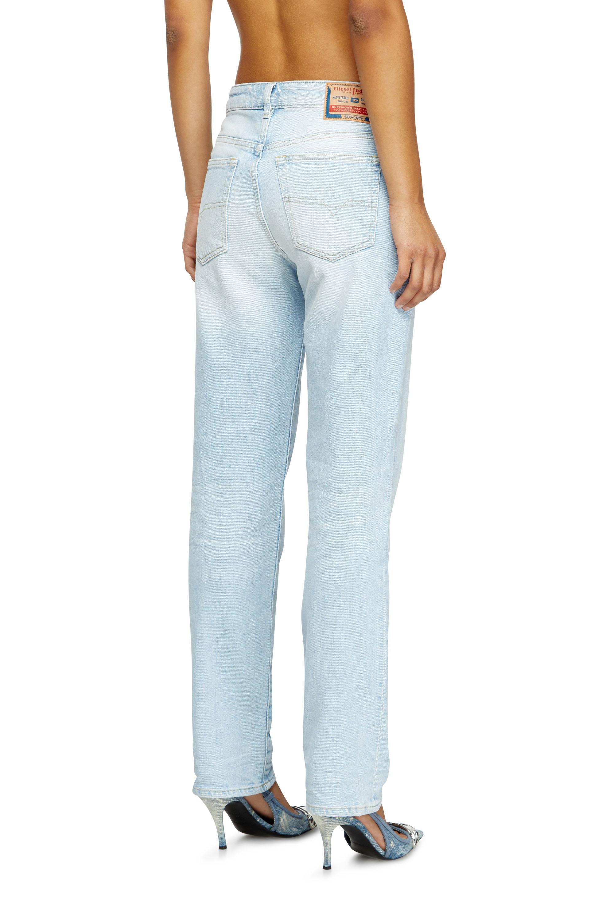Diesel - Woman's Regular Jeans 1989 D-Mine 09M11, Light Blue - 4