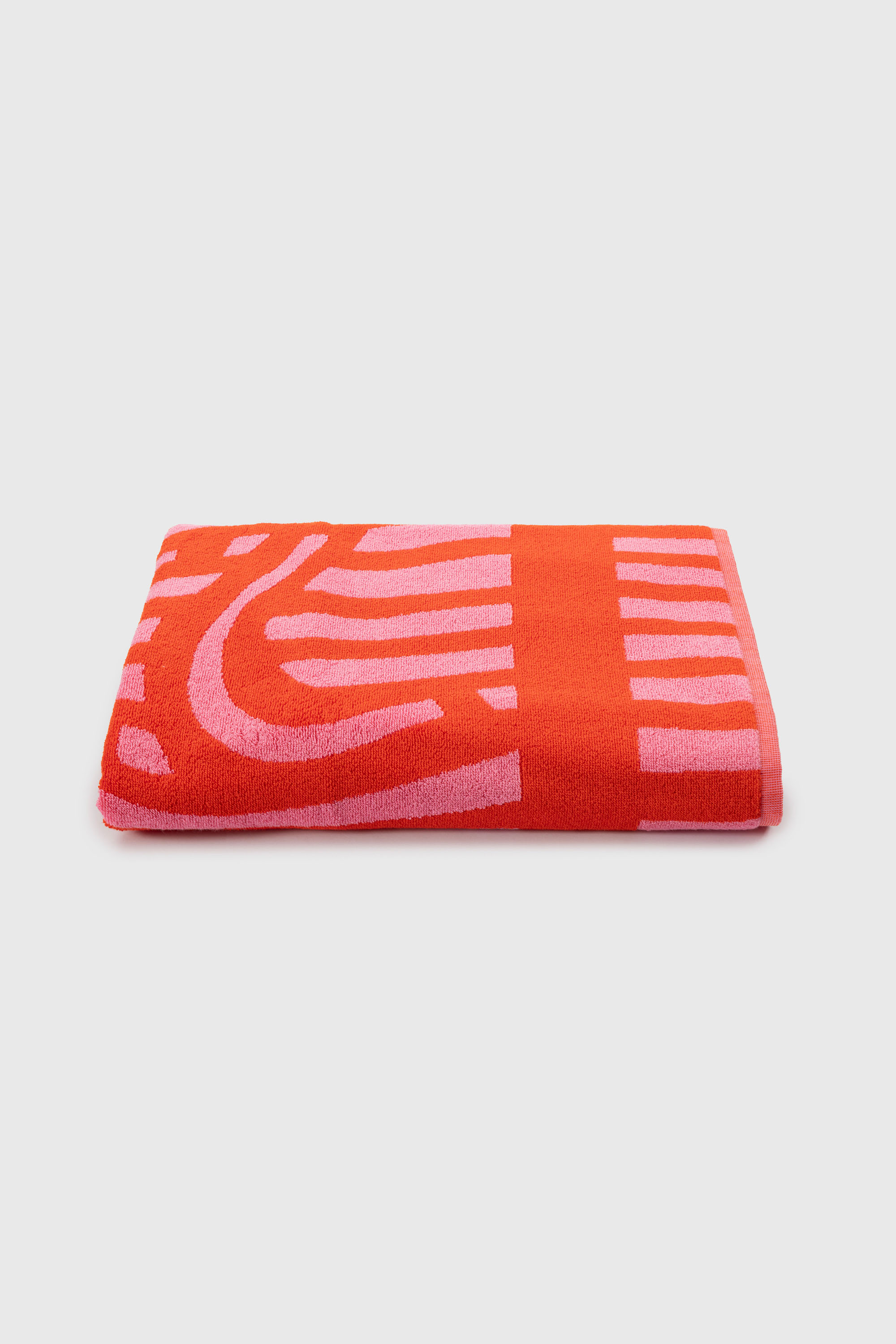 Diesel - 1018163  STRIPES PINK/RED TOWEL, Unisex's Terry towel 100x180 cm in Red - 5