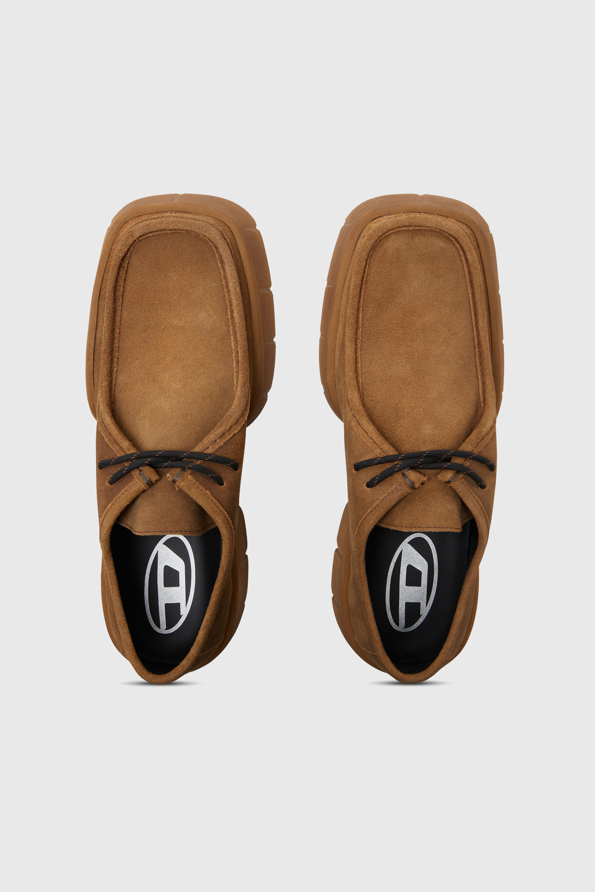 Diesel - D-TEX WB, Man's D-Tex-Moccasin-style shoes in waxed suede in Light Brown - 5