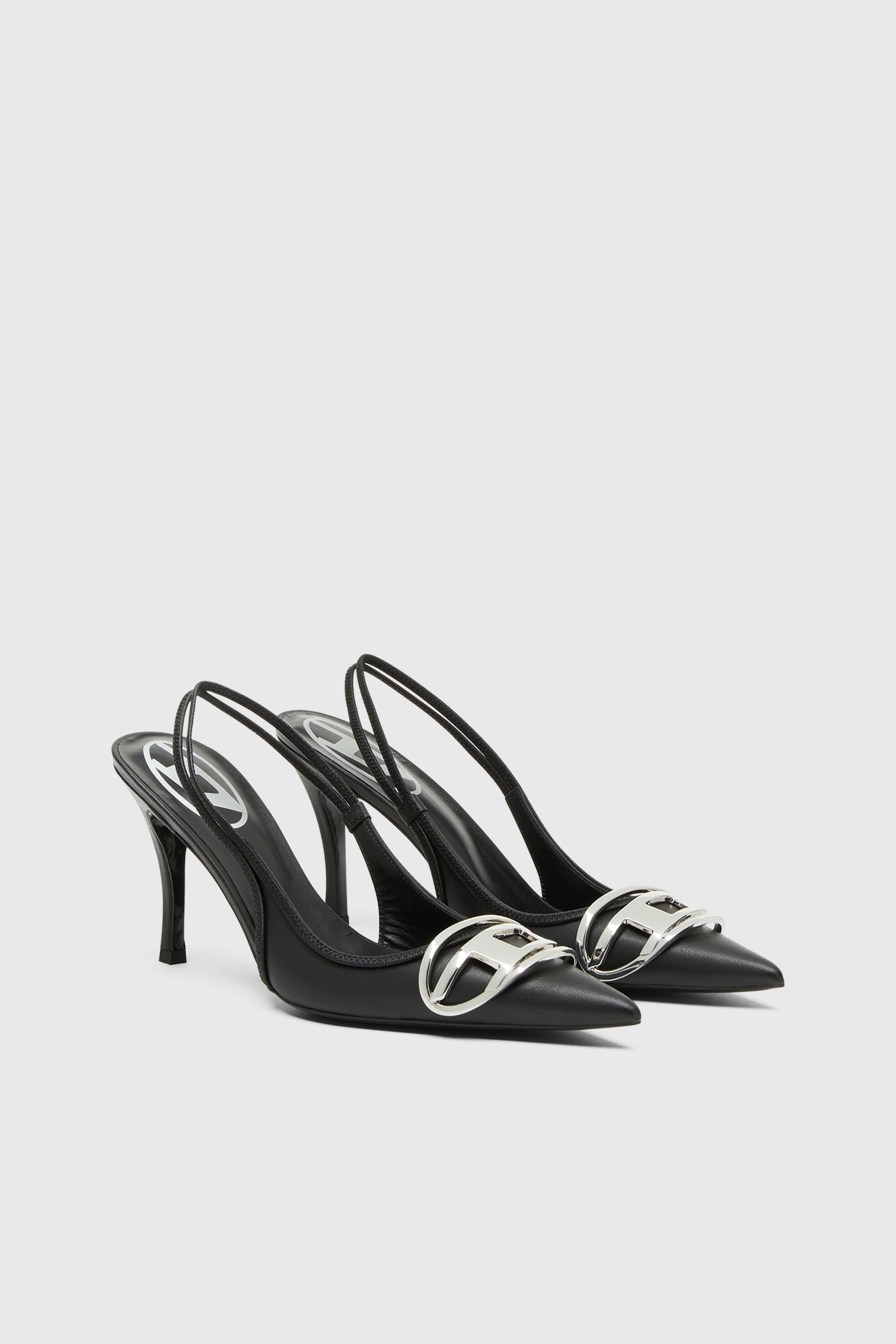 Diesel - D-VENUS SB, Woman's D-Venus-Slingback pumps in nappa leather in Black - 7