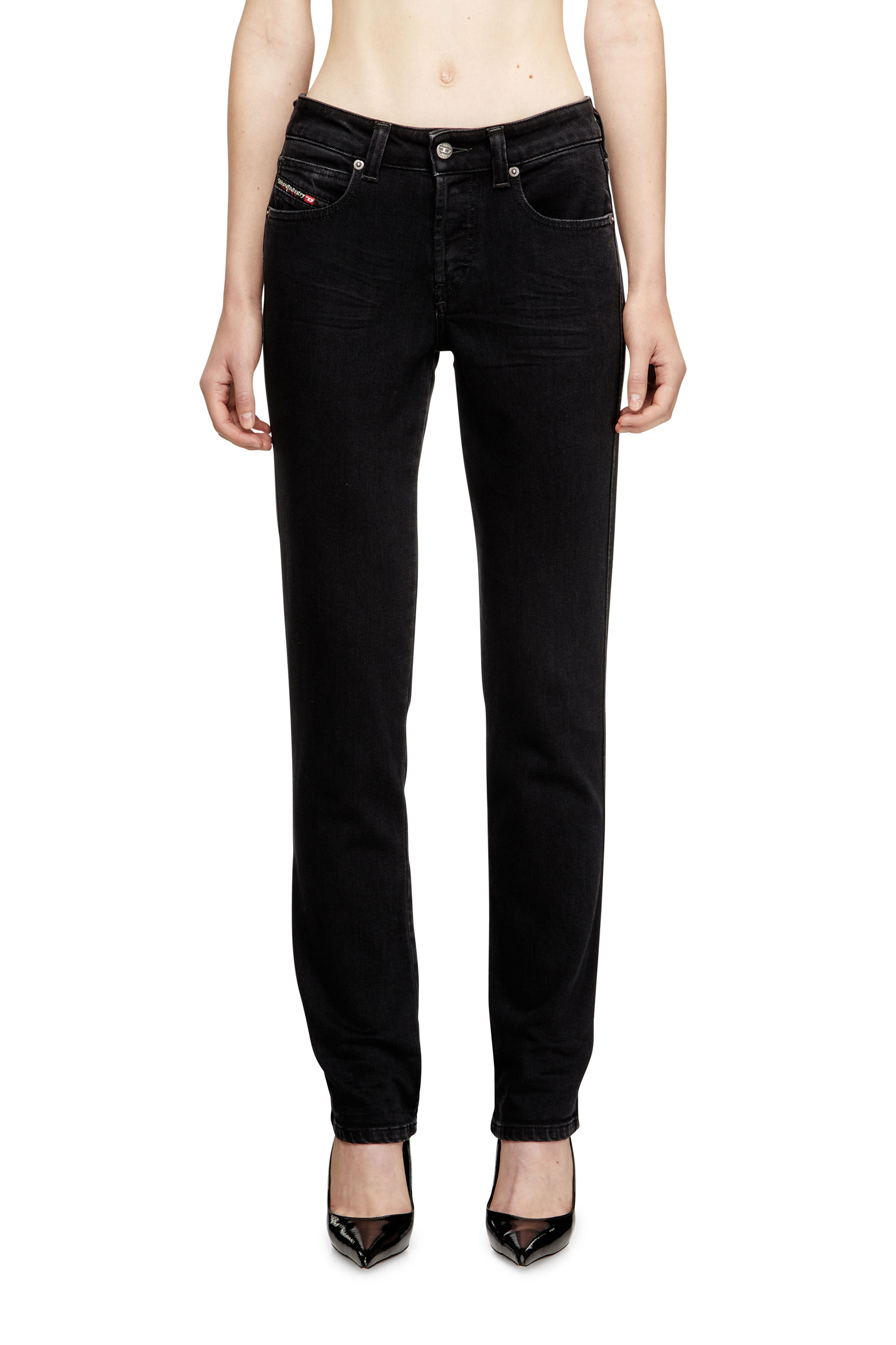 Slim Jeans 1992 D-Jiann 09N89, Black/Dark grey Diesel - Woman's Slim Jeans 1992 D-Jiann 09N89, Black/Dark grey - 2