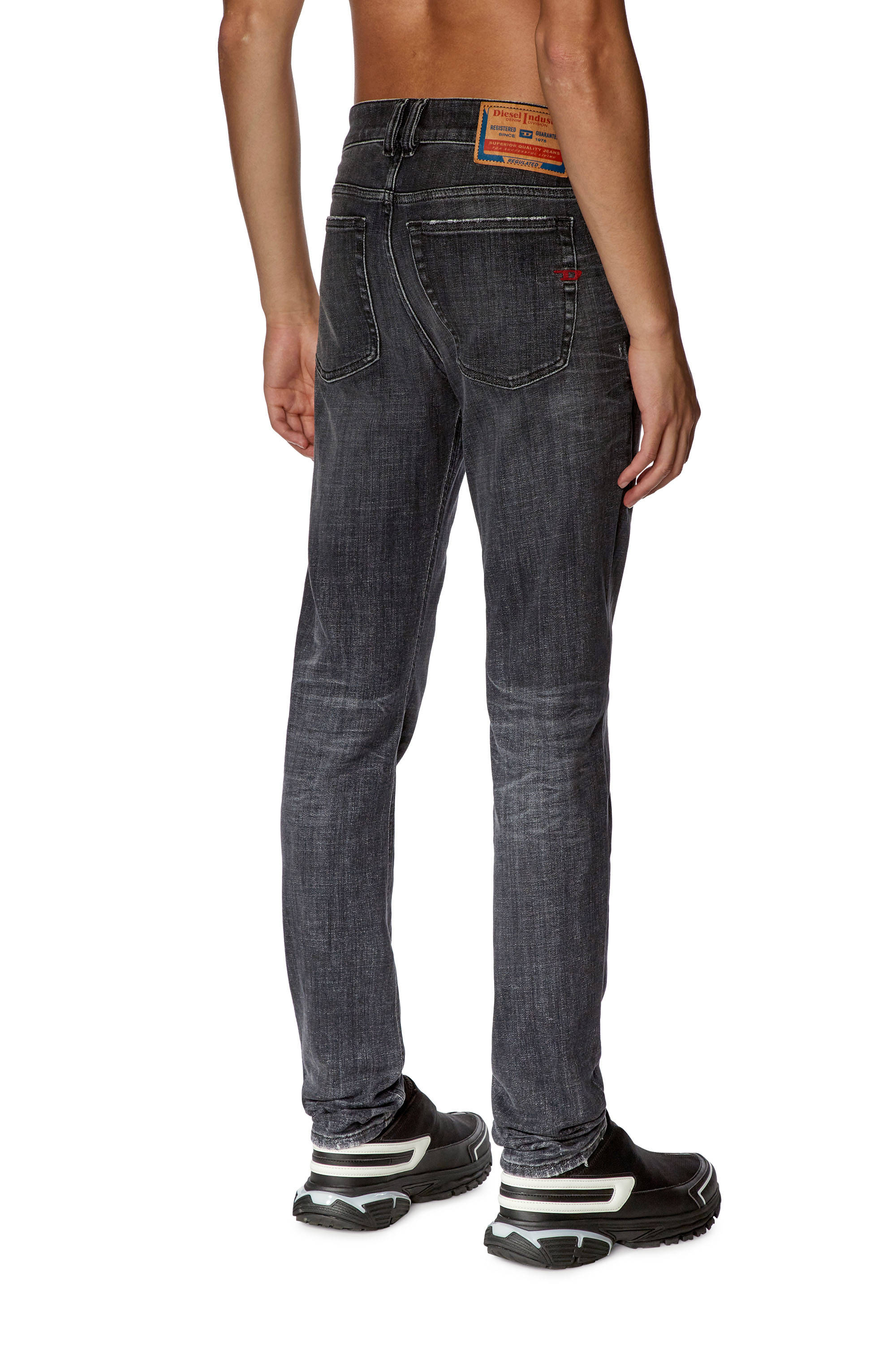 Diesel - Skinny Jeans 1979 Sleenker 09G37, Black/Dark grey - Image 2