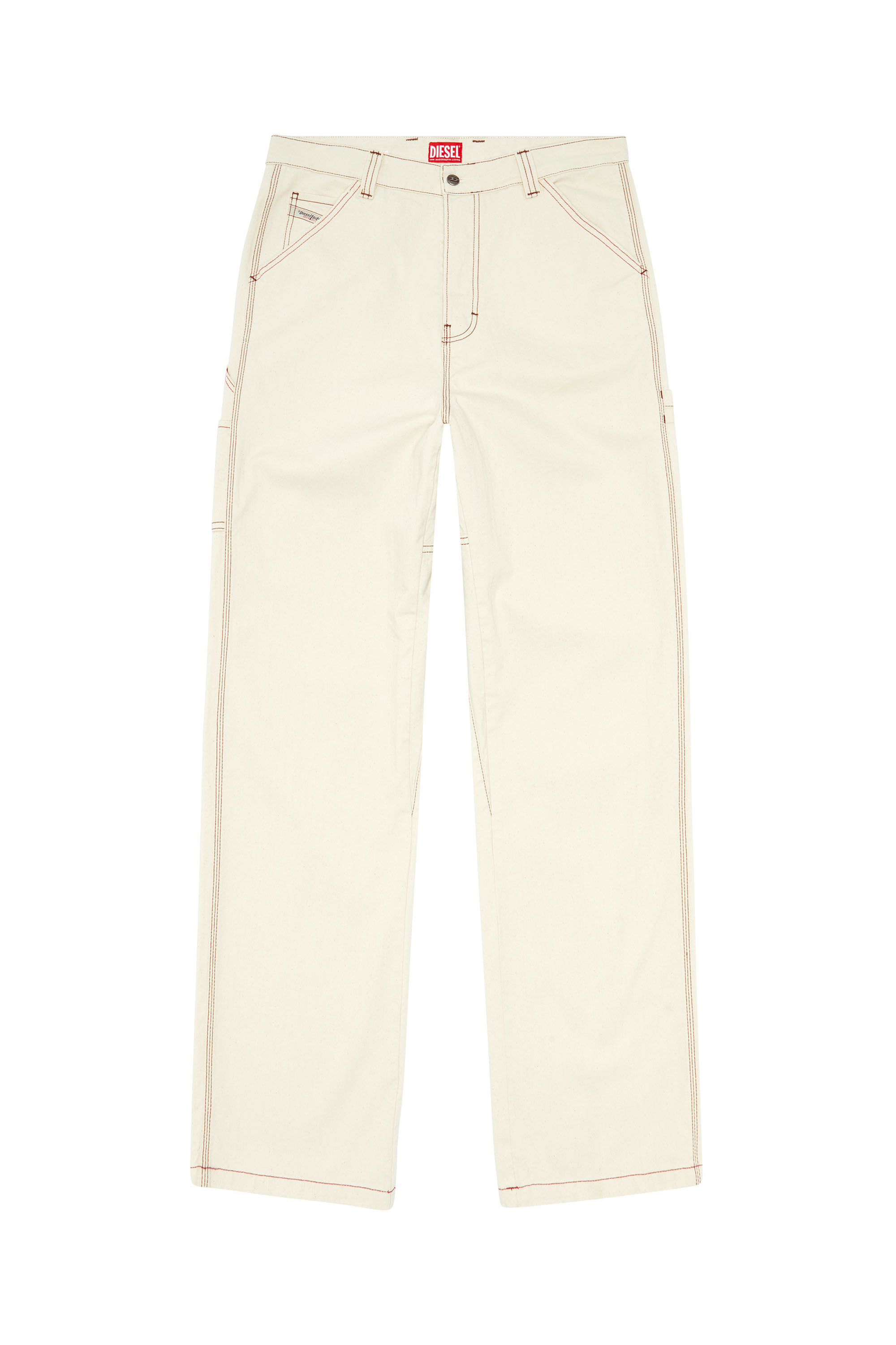 Diesel - Man's Relaxed Jeans D-Livery 0GRDQ, White - 5