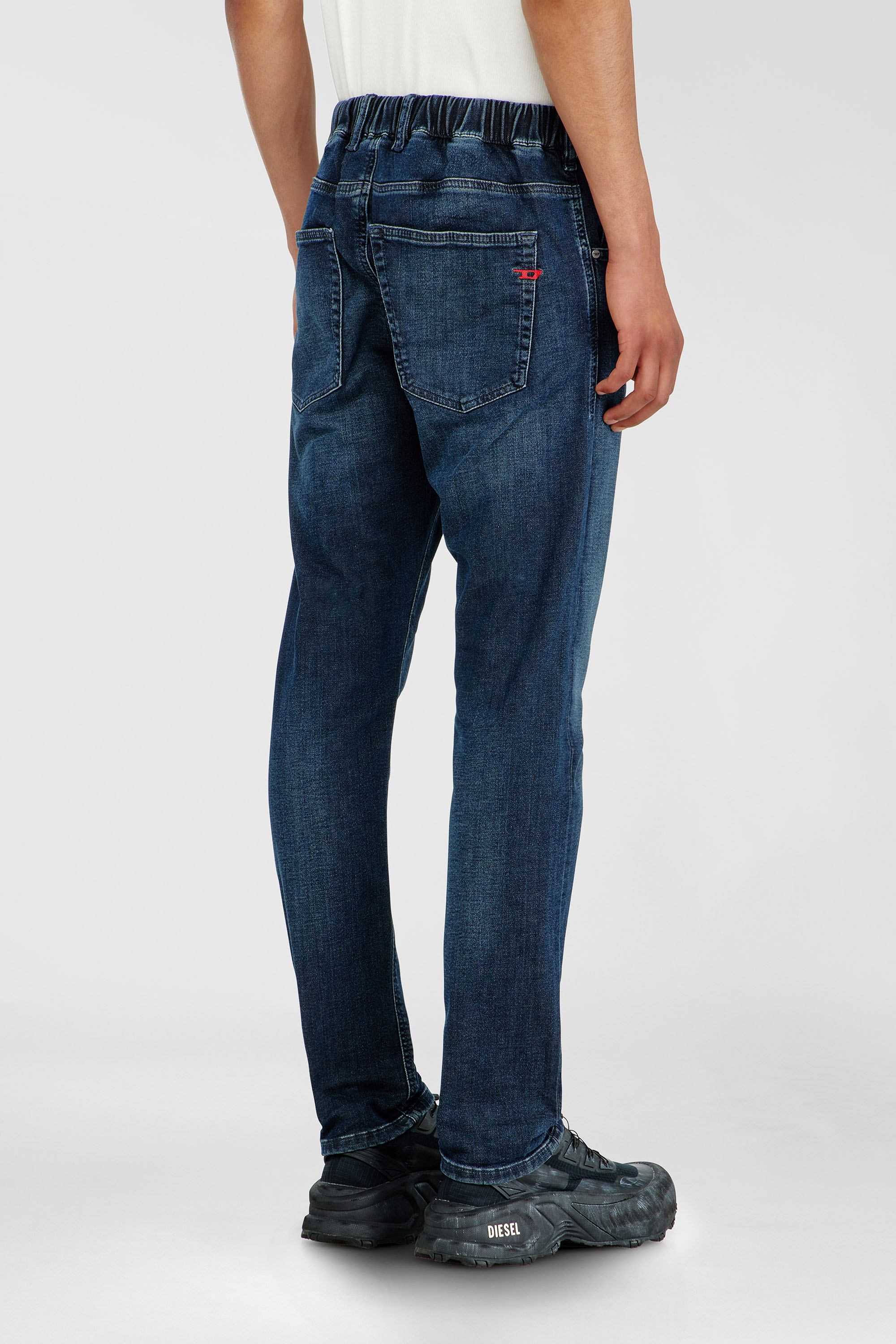 Diesel - Man's Regular 2032 D-Krooley-BW Joggjeans&reg; 09P94, Dark Blue - 3