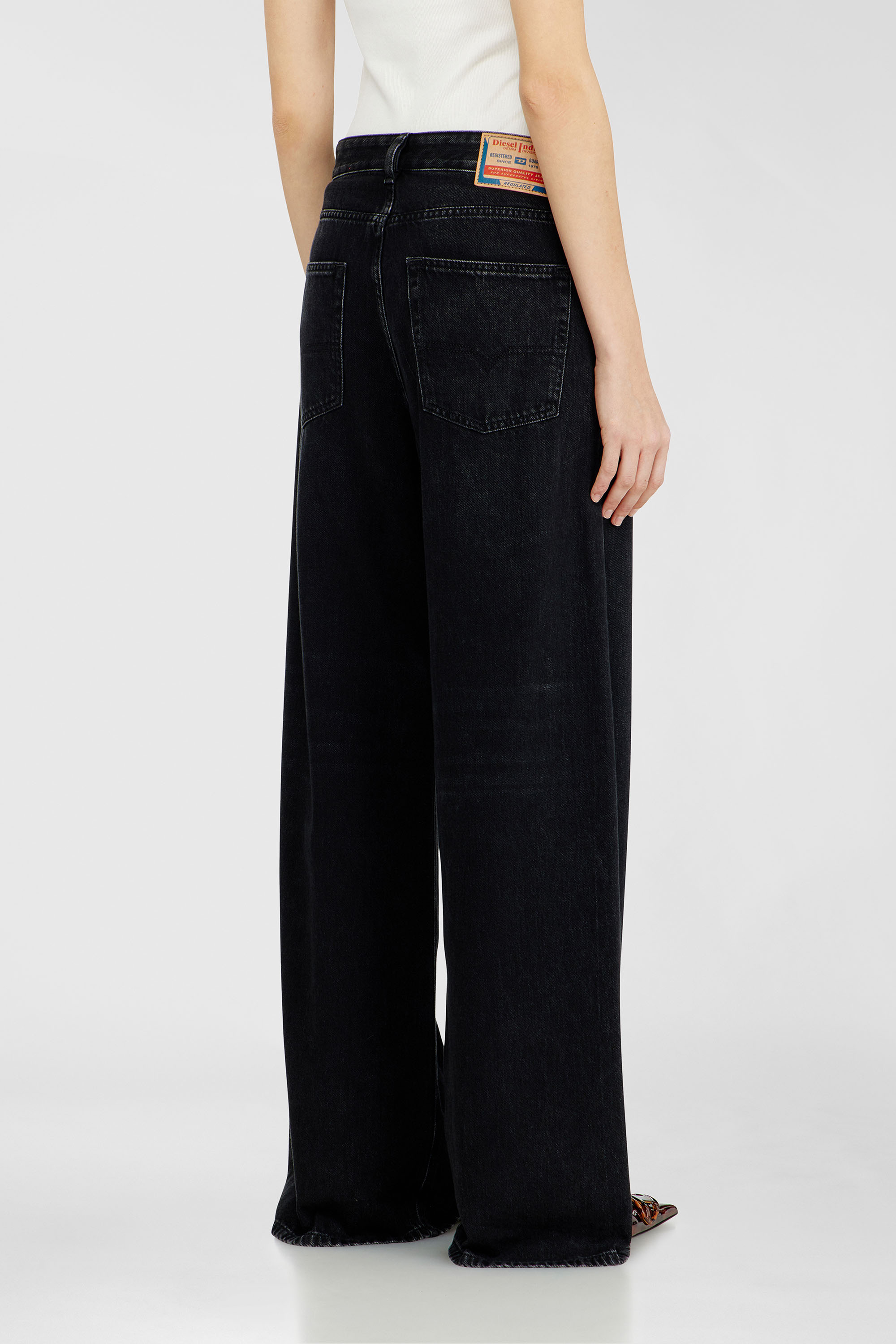 Diesel - Unisex's Relaxed Jeans 1996 D-Sire 09P09, Black/Dark grey - 5