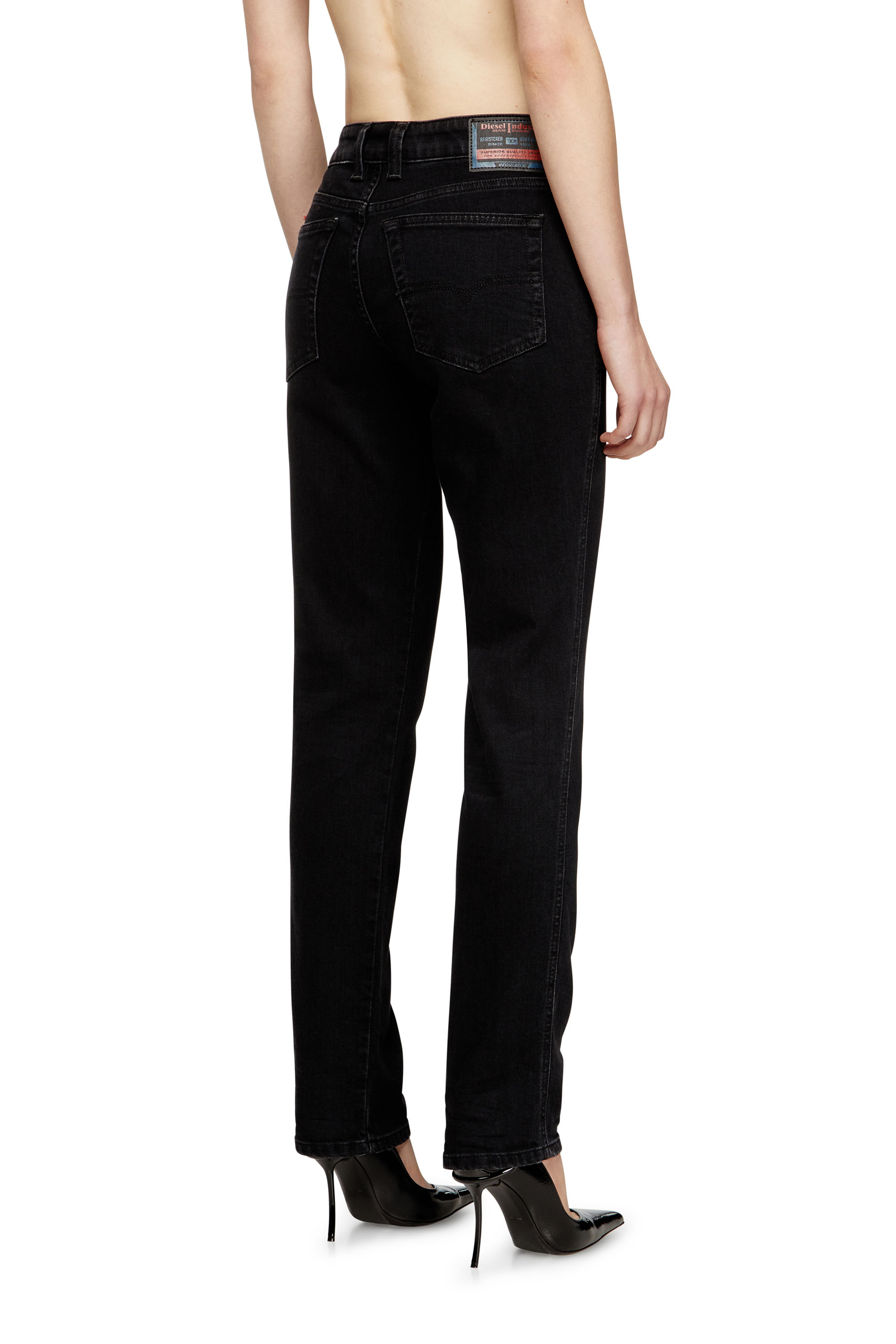 Slim Jeans 1992 D-Jiann 09N89, Black/Dark grey Diesel - Woman's Slim Jeans 1992 D-Jiann 09N89, Black/Dark grey - 3