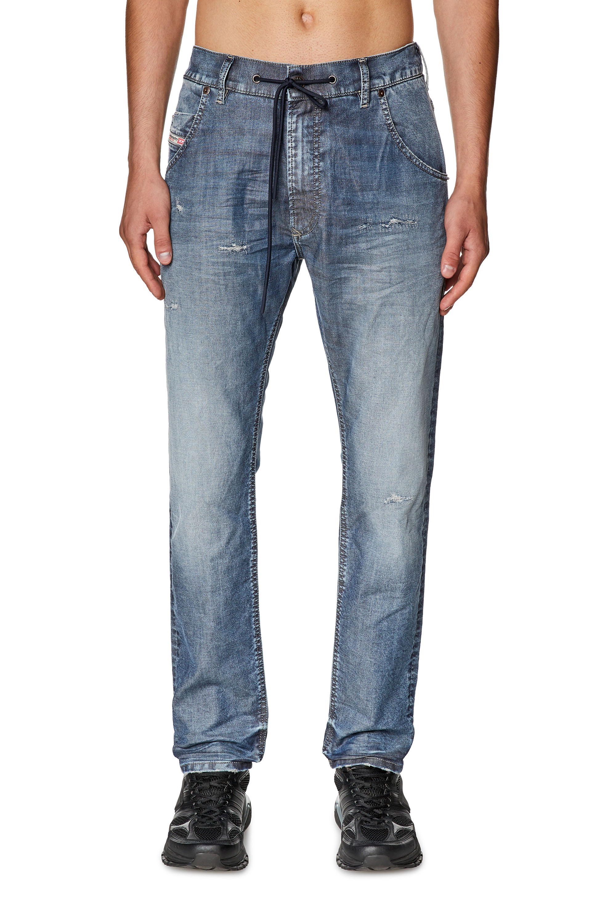 Diesel - Tapered Krooley JoggJeans® E9H13, Medium blue - Image 1