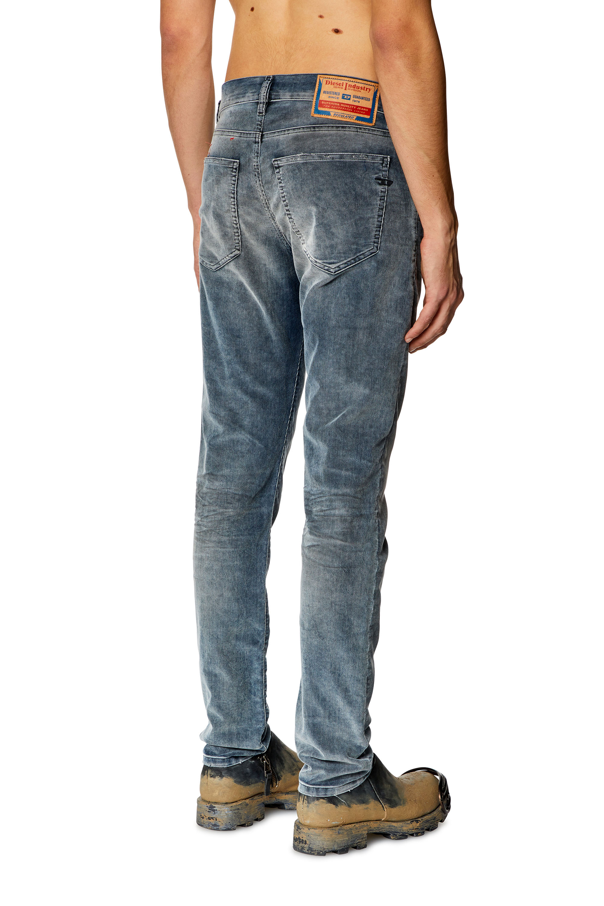 Diesel - Slim Jeans 2019 D-Strukt 068JF, Dark Blue - Image 3