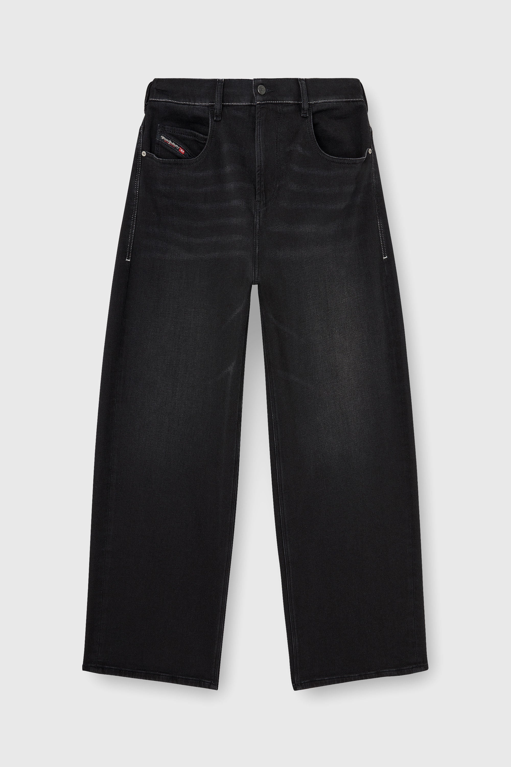 Diesel - Unisex's Relaxed 2097 D-Enim-M Joggjeans&reg; 09P90, Black/Dark grey - 2