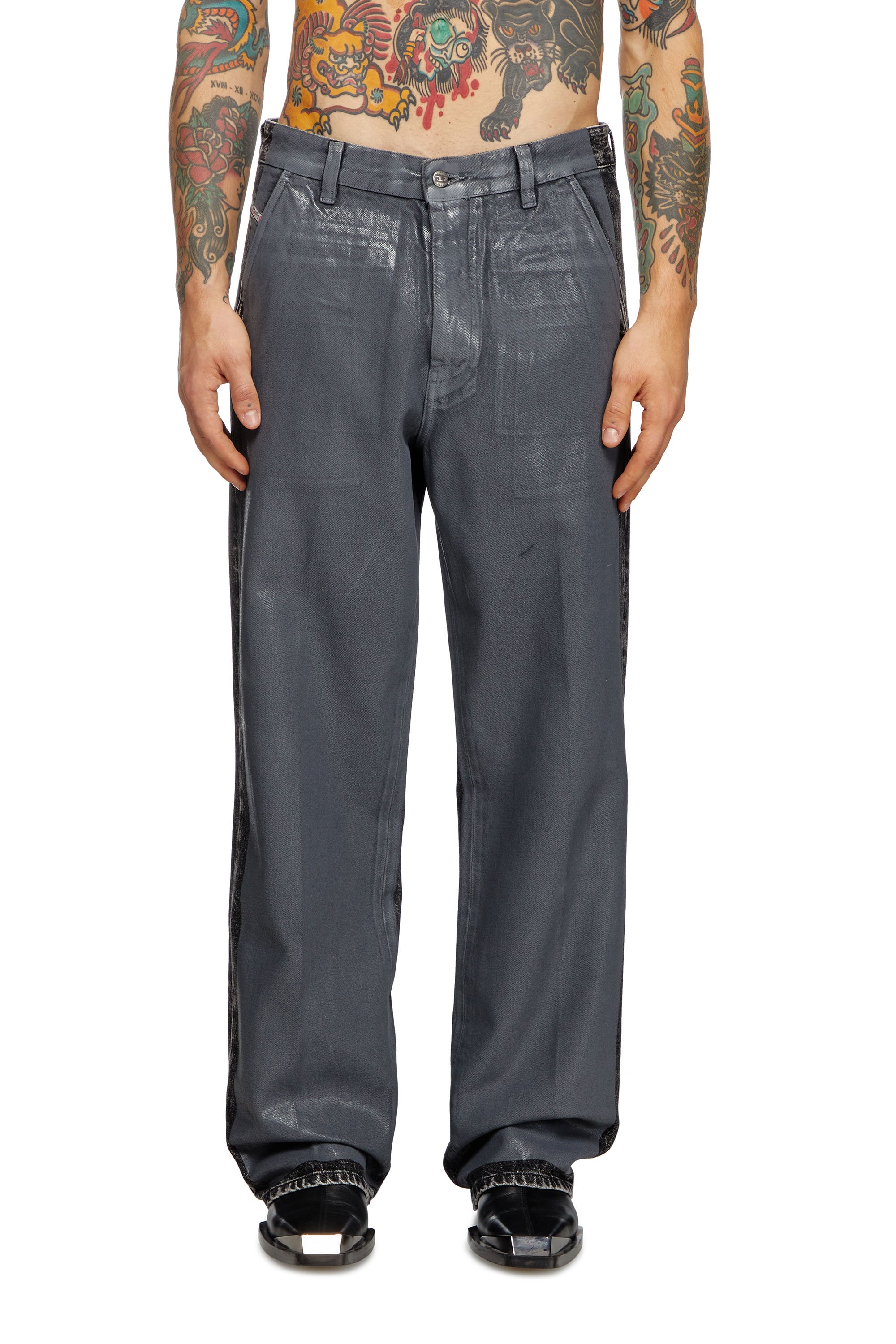 Diesel - Man's Regular Jeans D-Phant-chino 007AP, Grey - 1