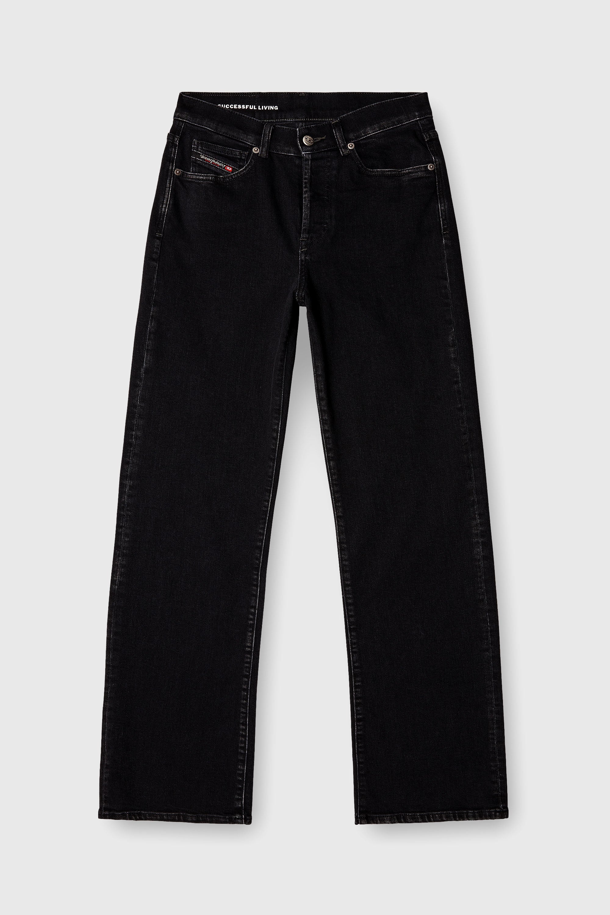 Diesel - Woman's Regular Jeans 1971 D-Sent 09N89, Black/Dark grey - 2